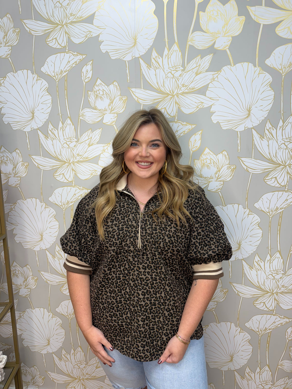 The Animal Print Plus Blouse