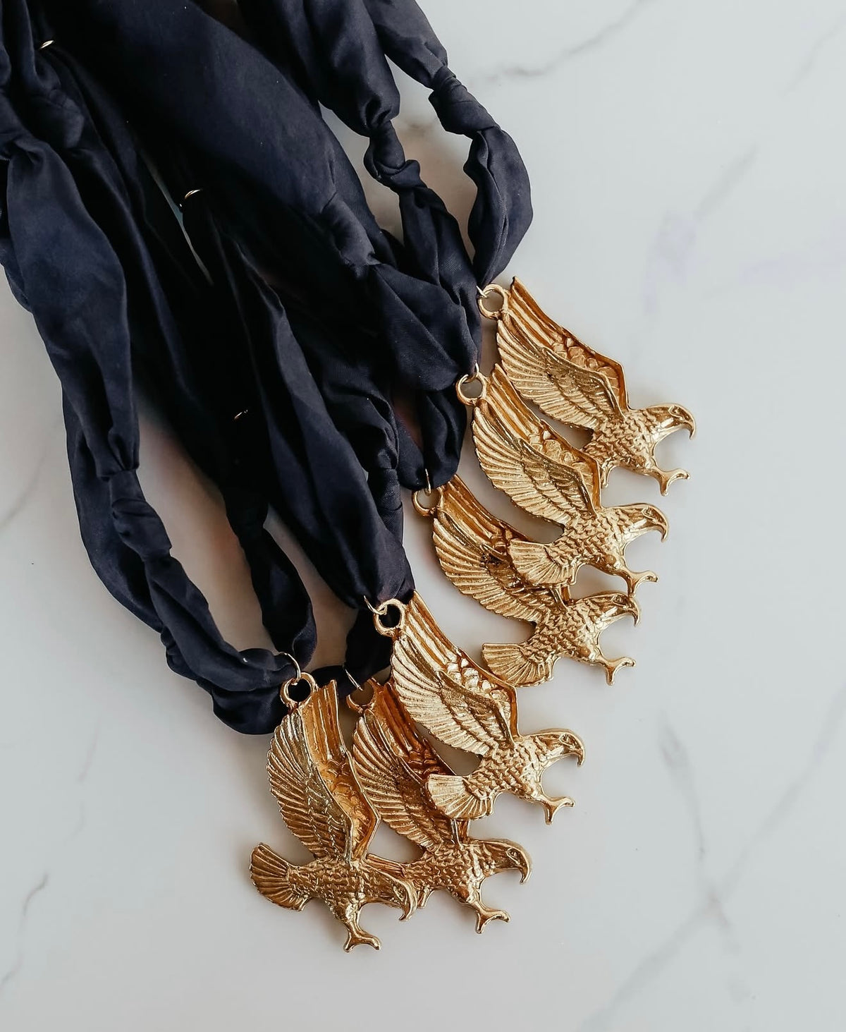 Eagle Scarf Necklace