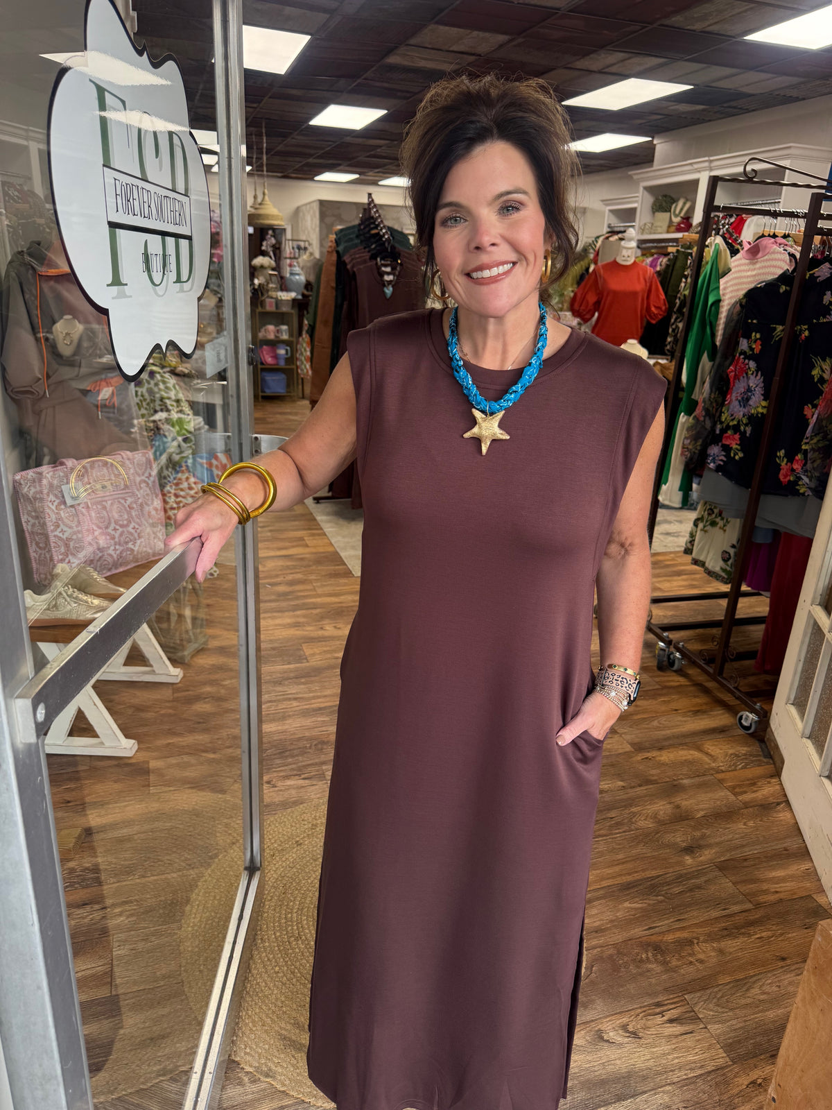 The Scuba Maxi Dress