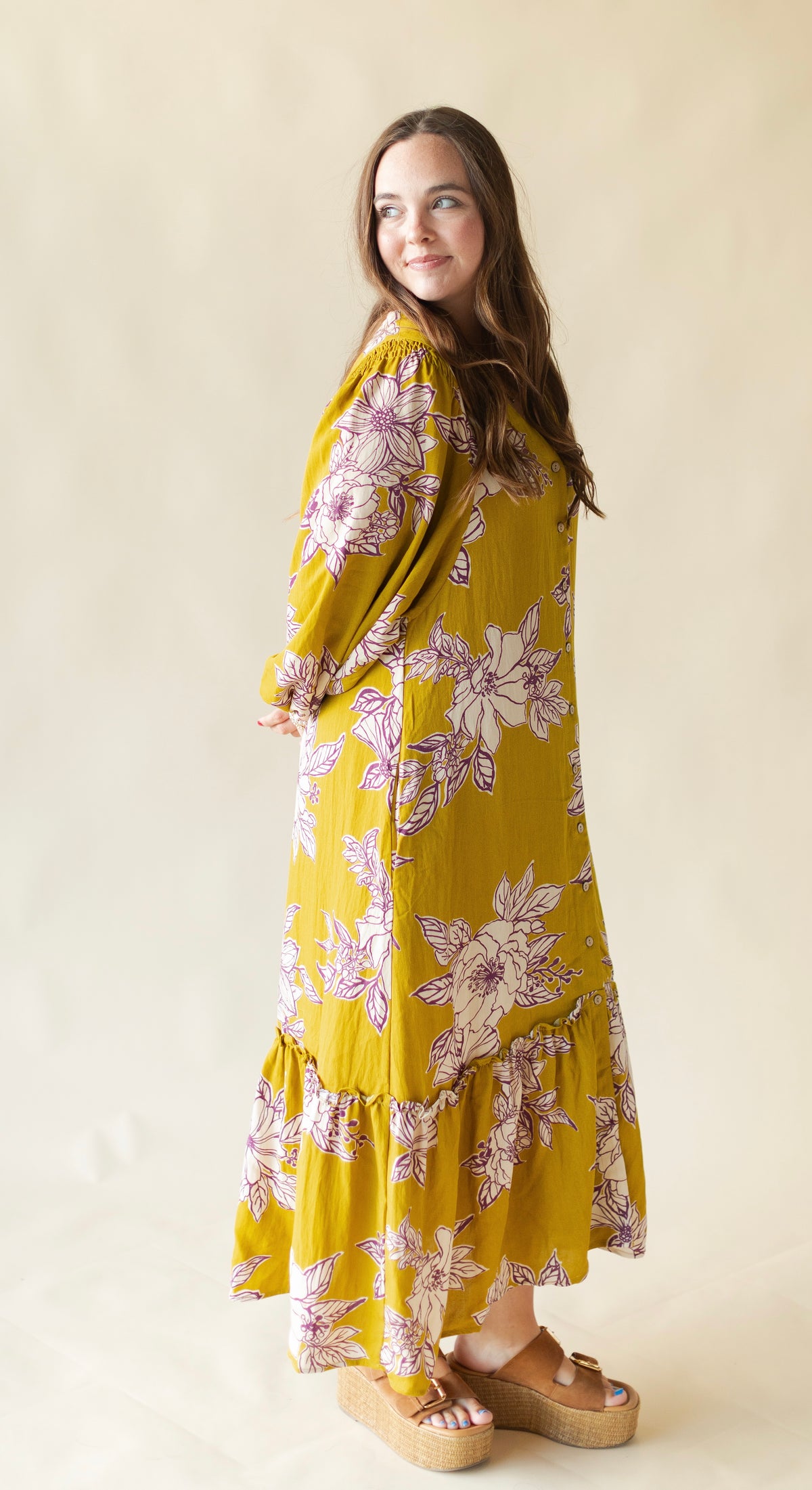 The Mustard Maxi Dress