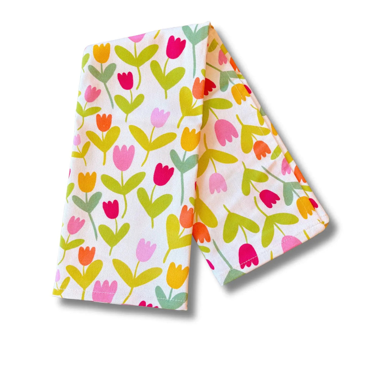 Cotton Tea Towel - Tulips
