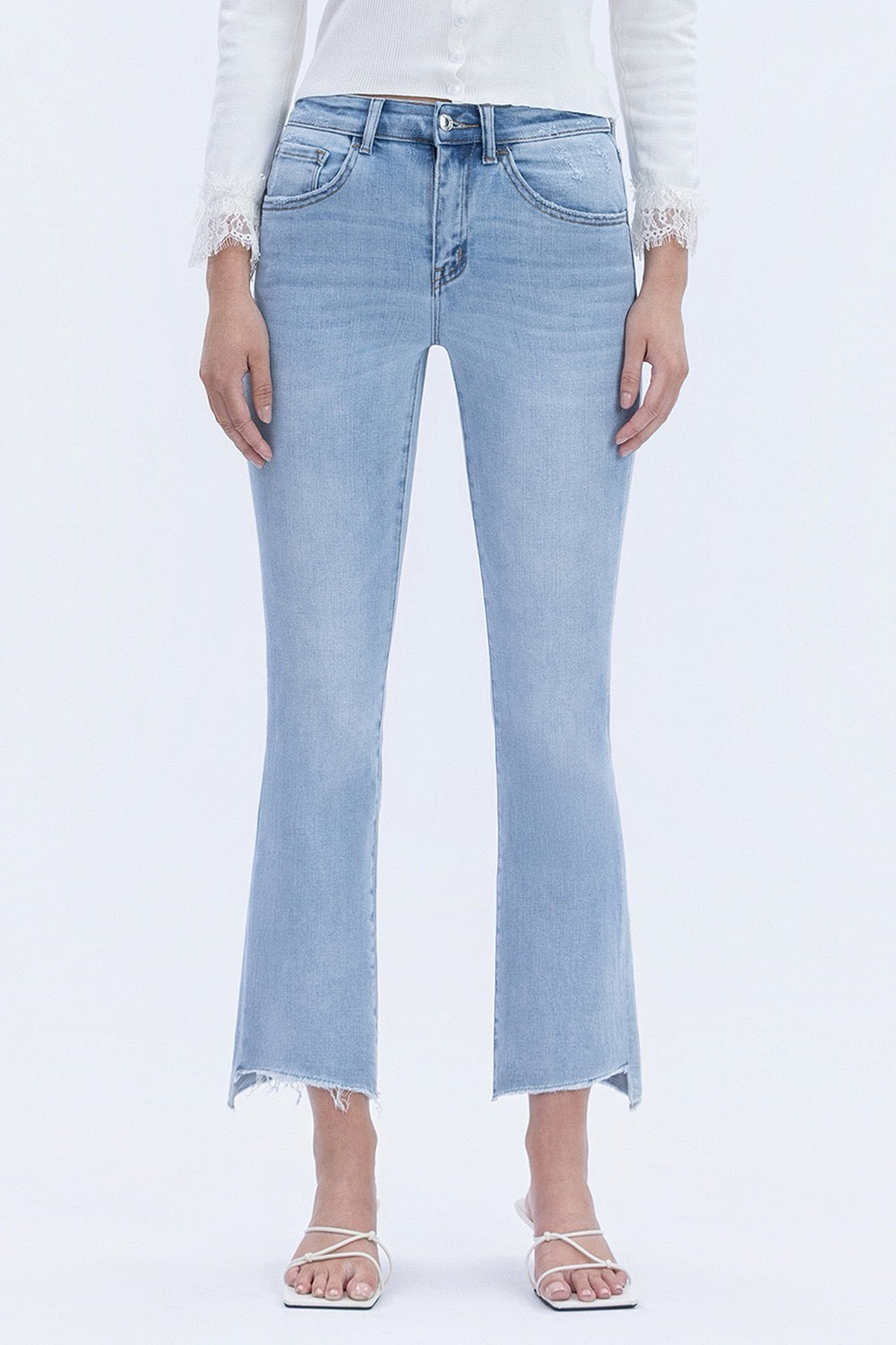 High Rise Crop Flare in Striving