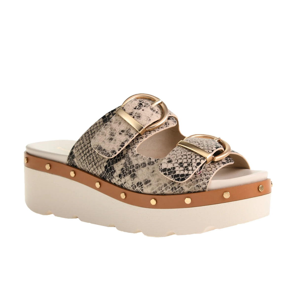 Surfs Up Sandal in Cream Multi Snake