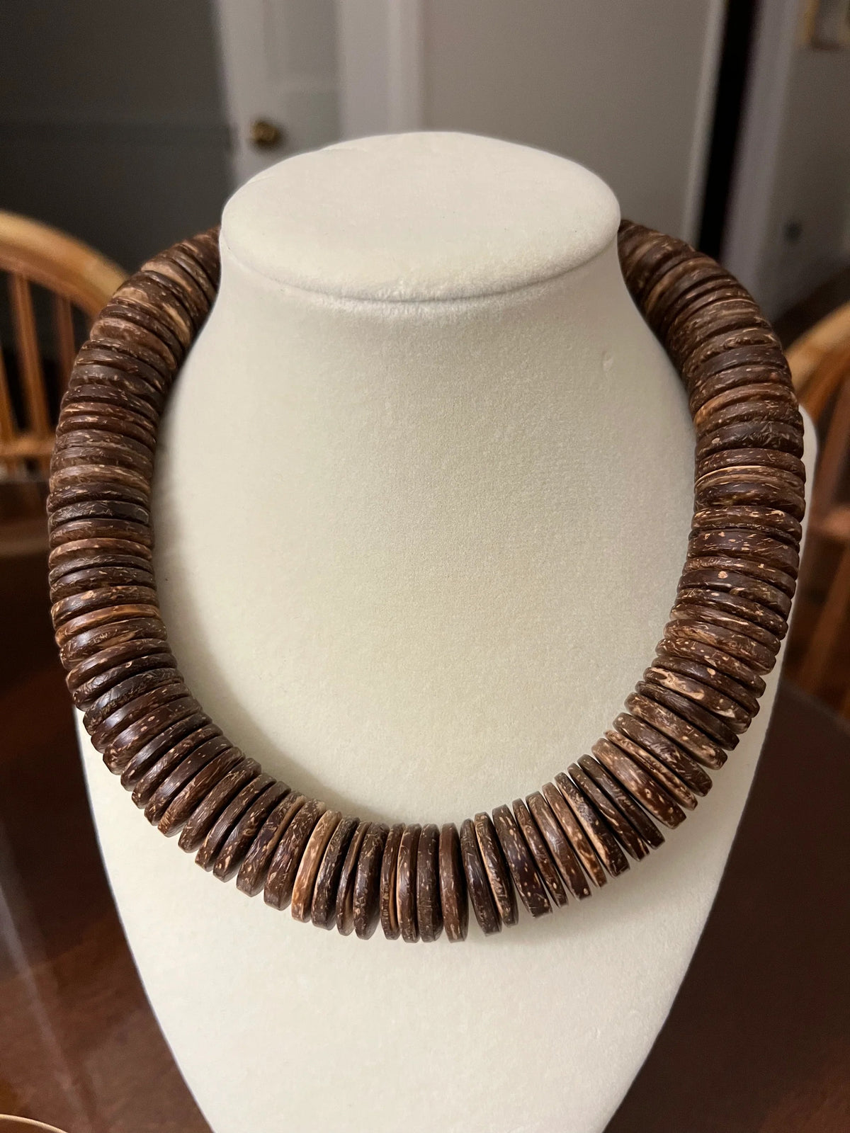 Brown Coconut Shell Necklace