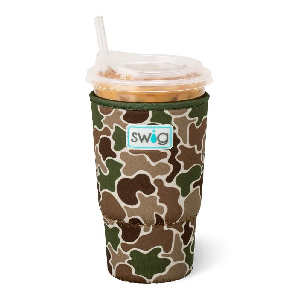 Hunting Camo Iced Cup Coolie (Large)