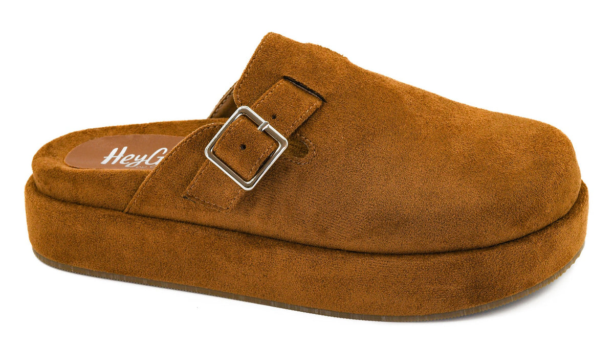 Tobacco Faux Suede Shoes