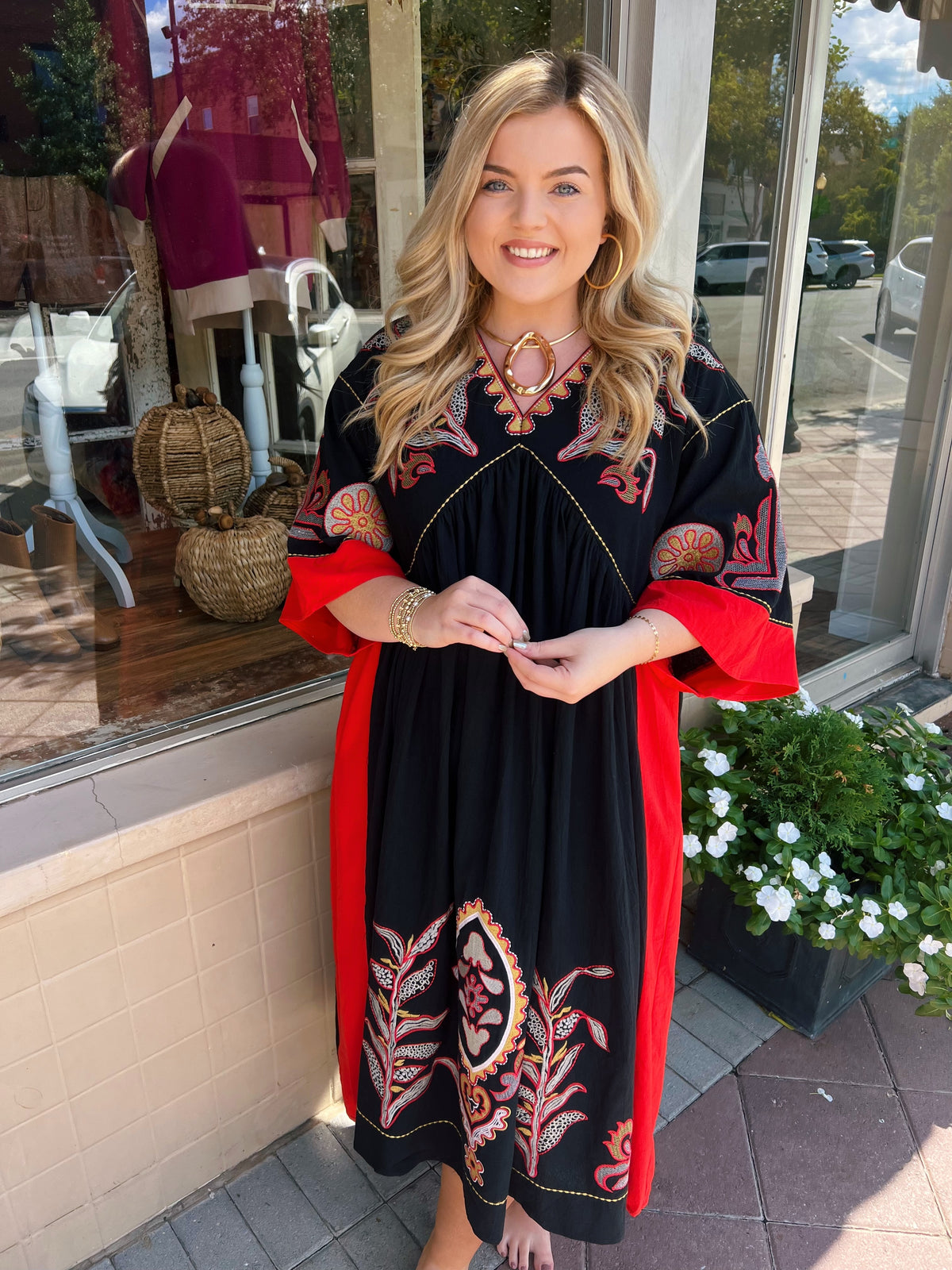 The Georgia Boho Midi Dress