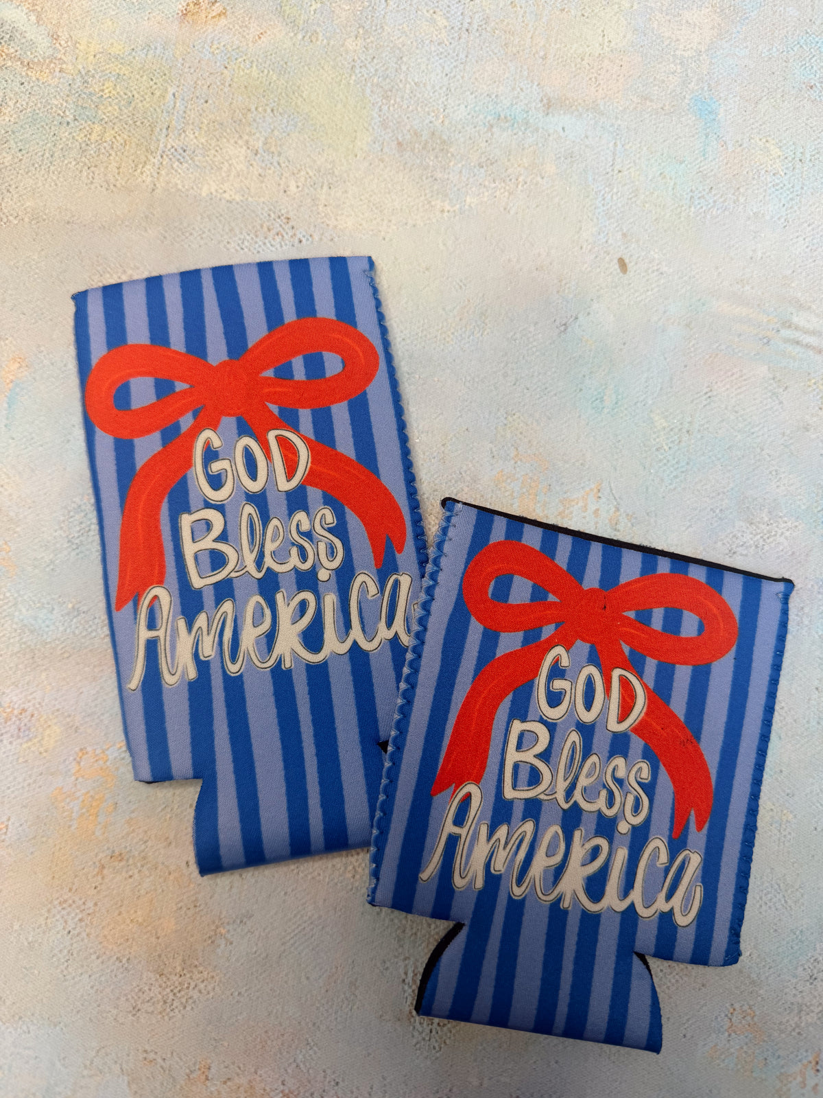 God Bless America Koozie