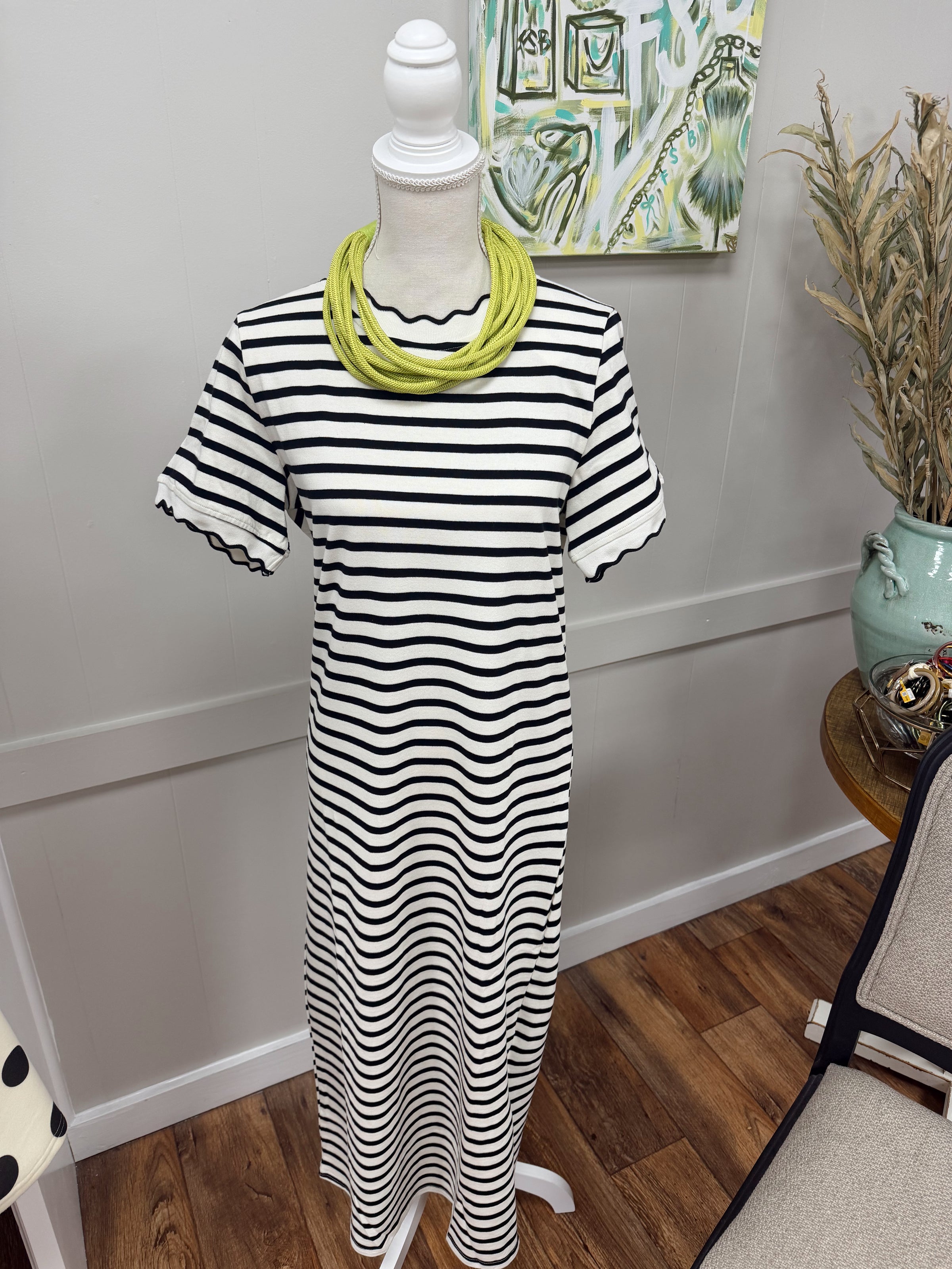 Striped T-Shirt Maxi Dress Forever Southern Boutique Striped T-Shirt Maxi Dress Forever Southern Boutique