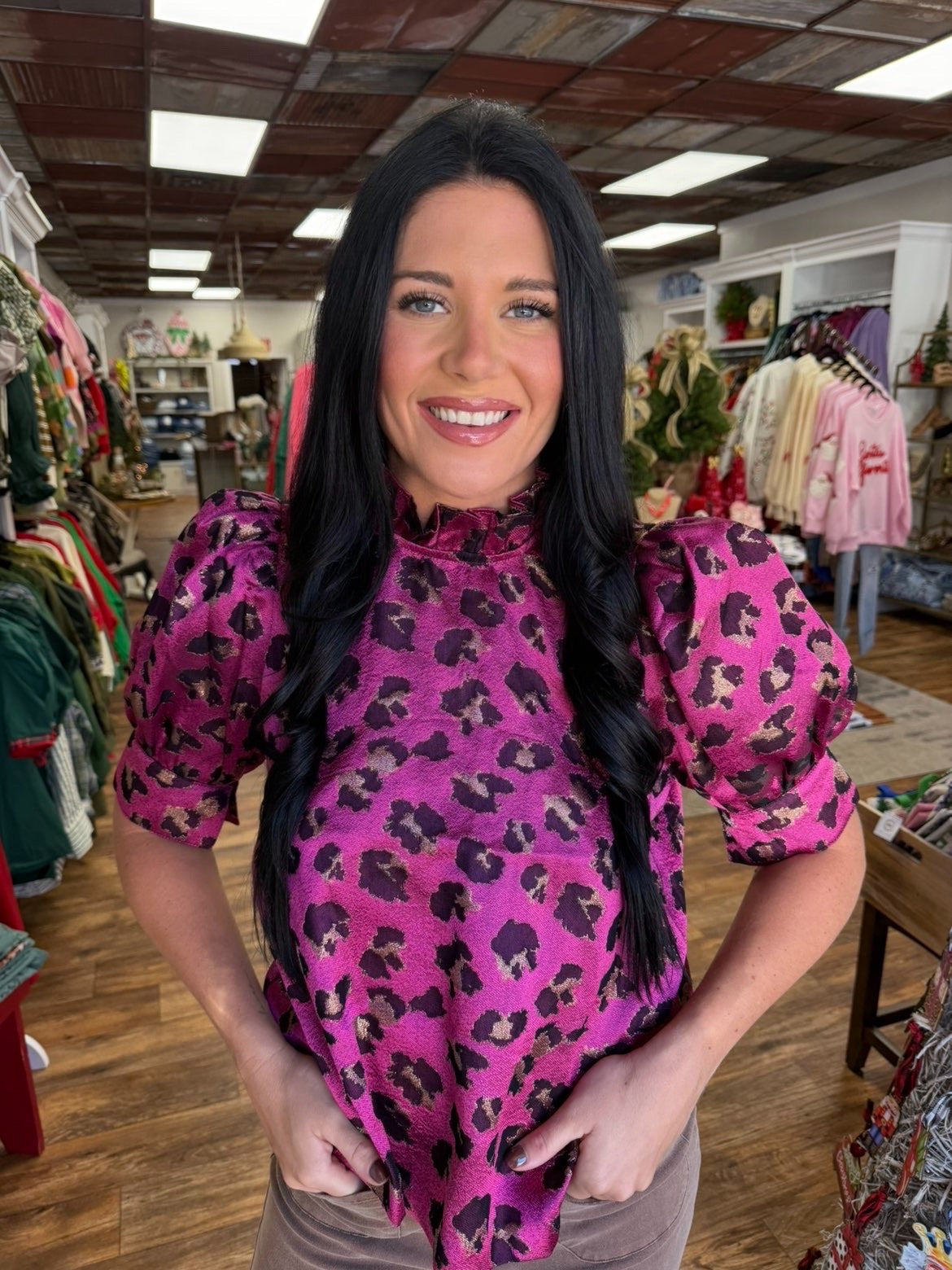 Pink Shimmer Days Top