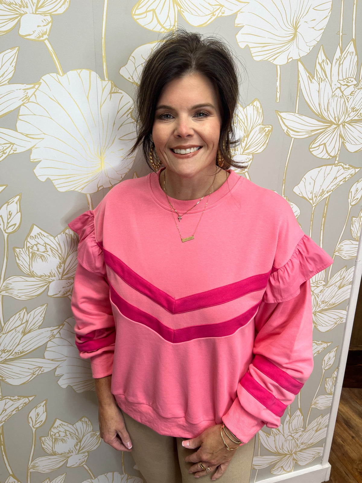 The Diva Sweatshirt in Pink