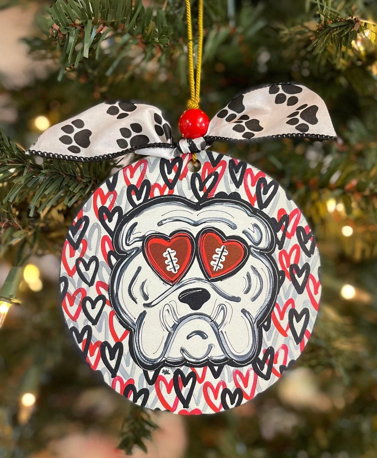 Georgia Bulldog Ornament