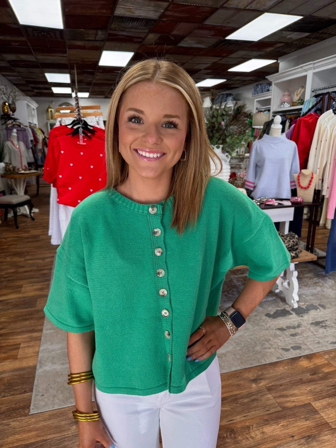 The Spring Green Sweater