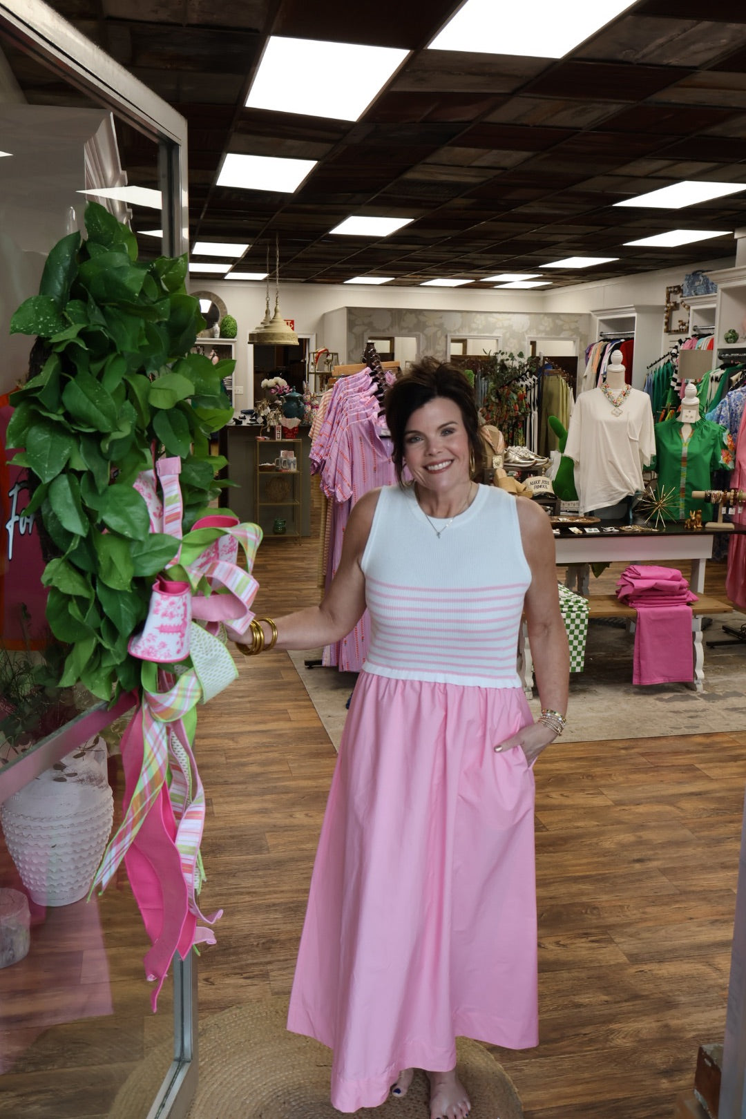 Knit Tank Midi Dress