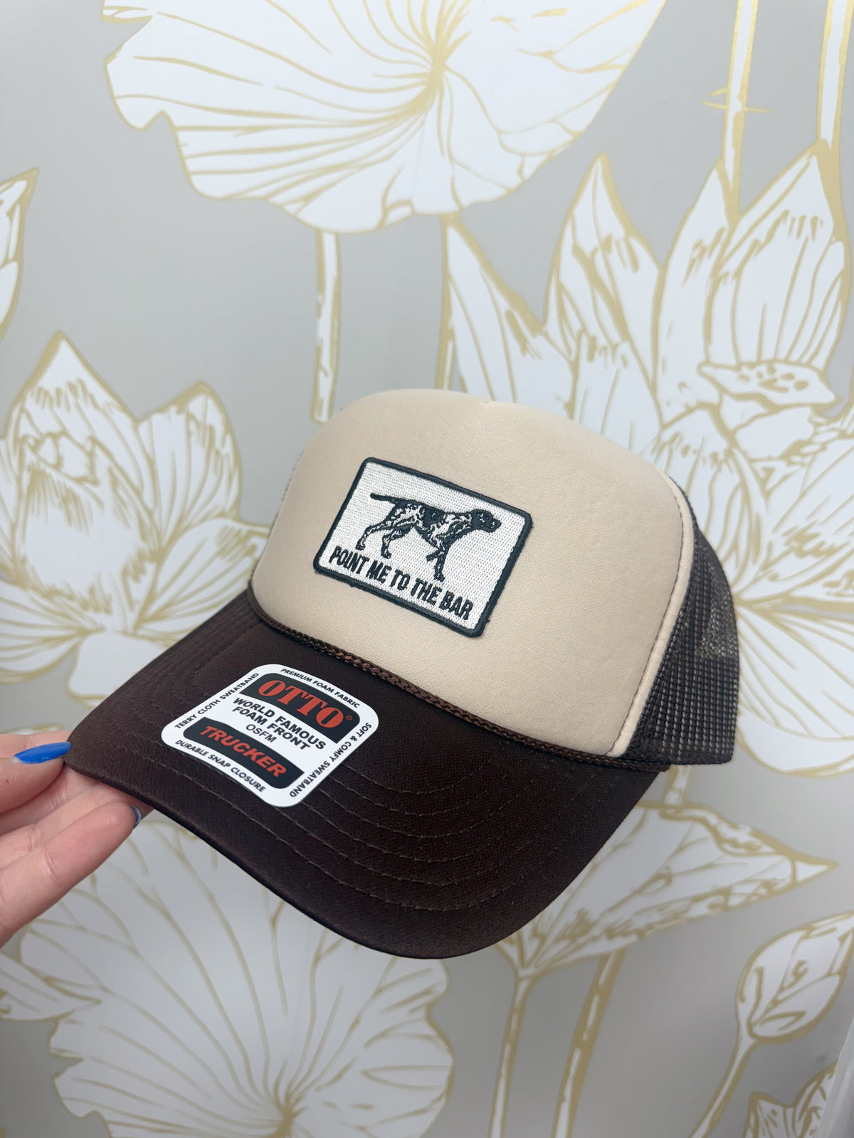 Point Me To The Bar Trucker Hat