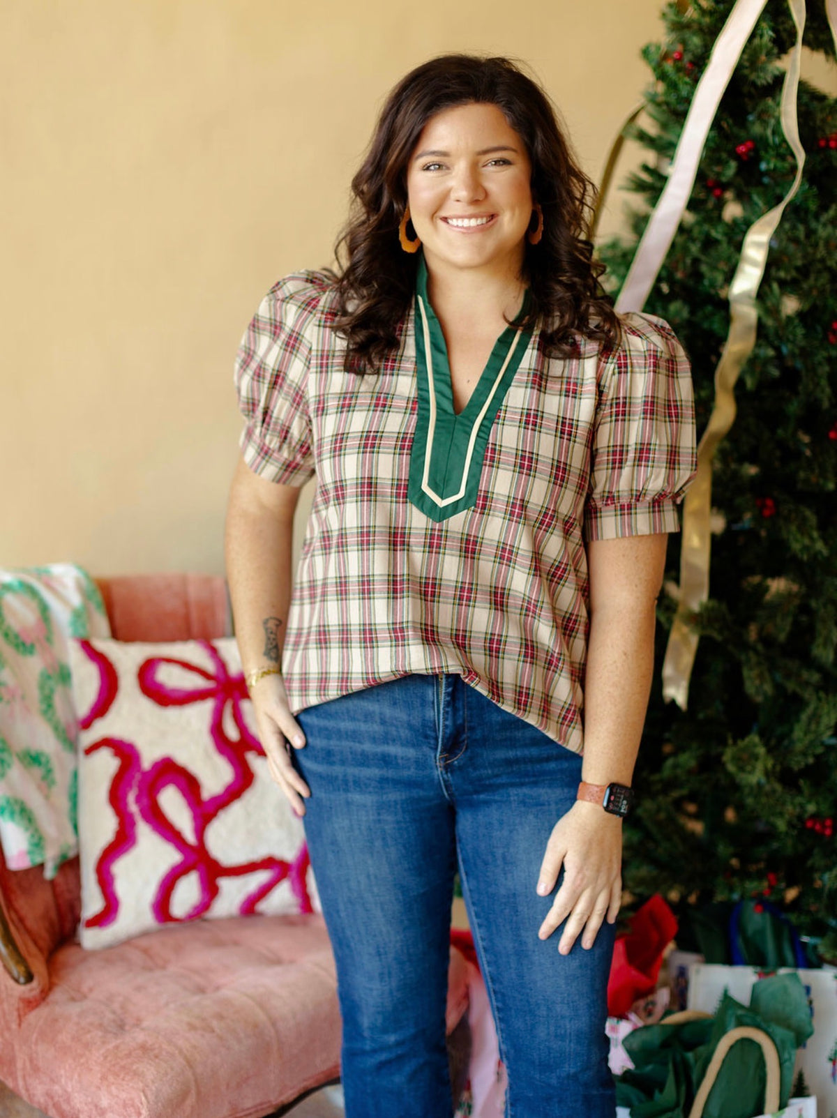 The Haley Christmas Top