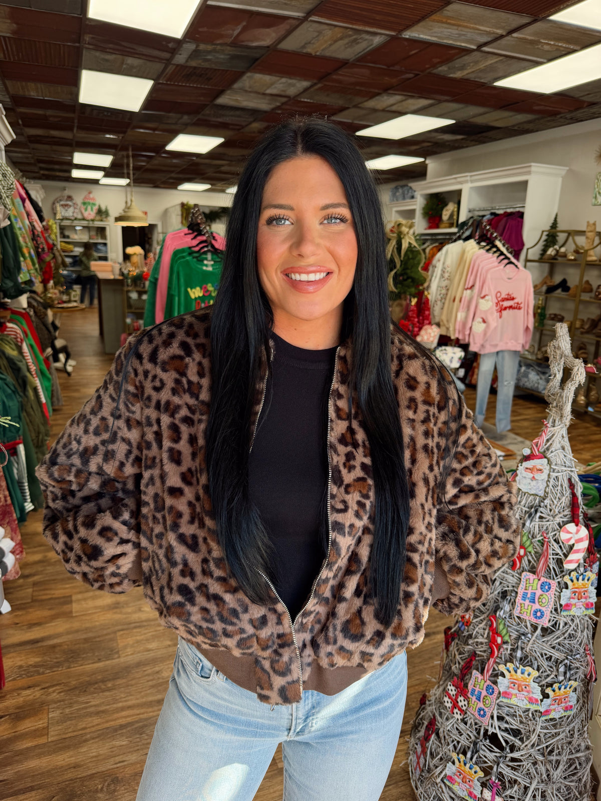 Leopard Luxe Layer Jacket
