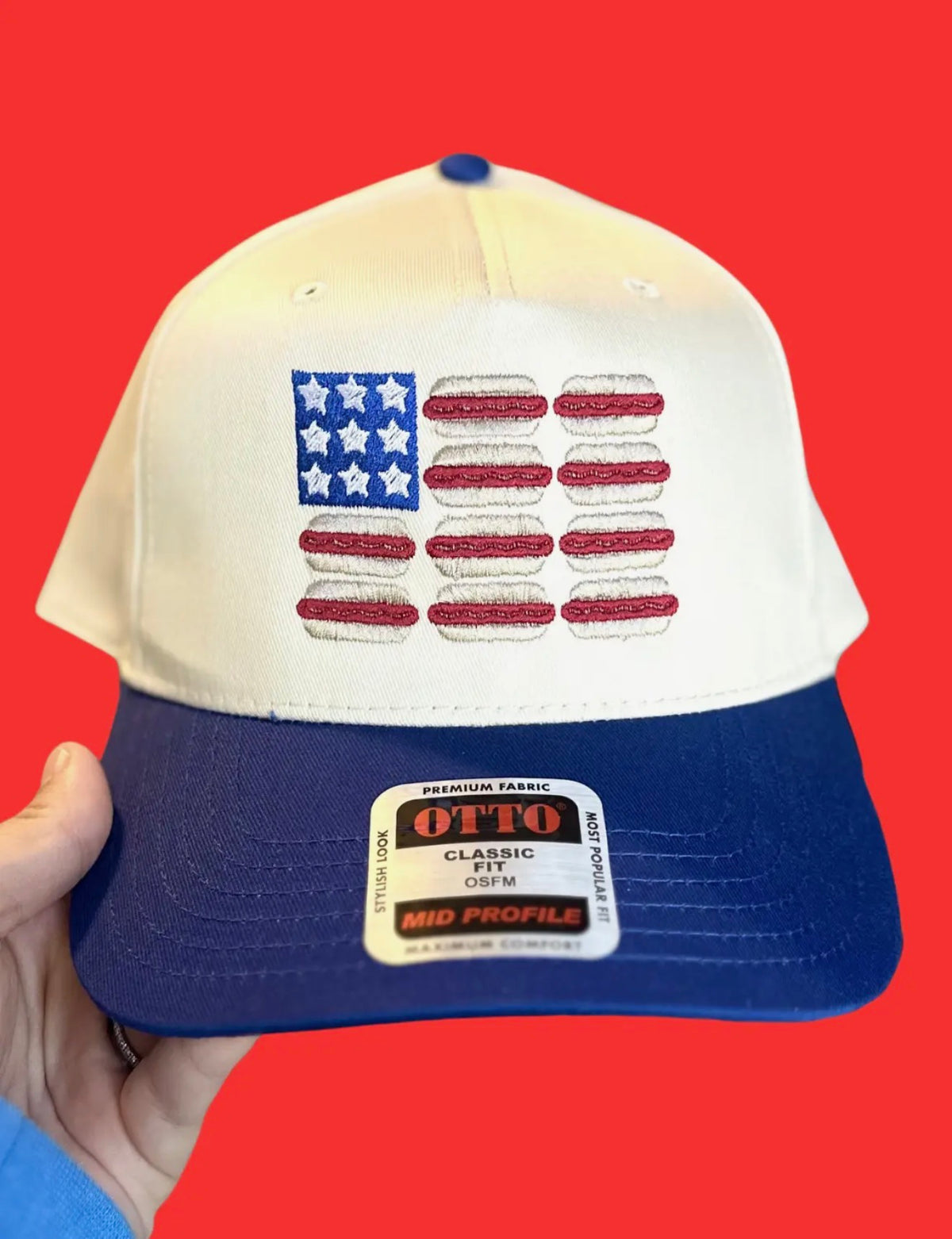 Hot Dog Flag Hat