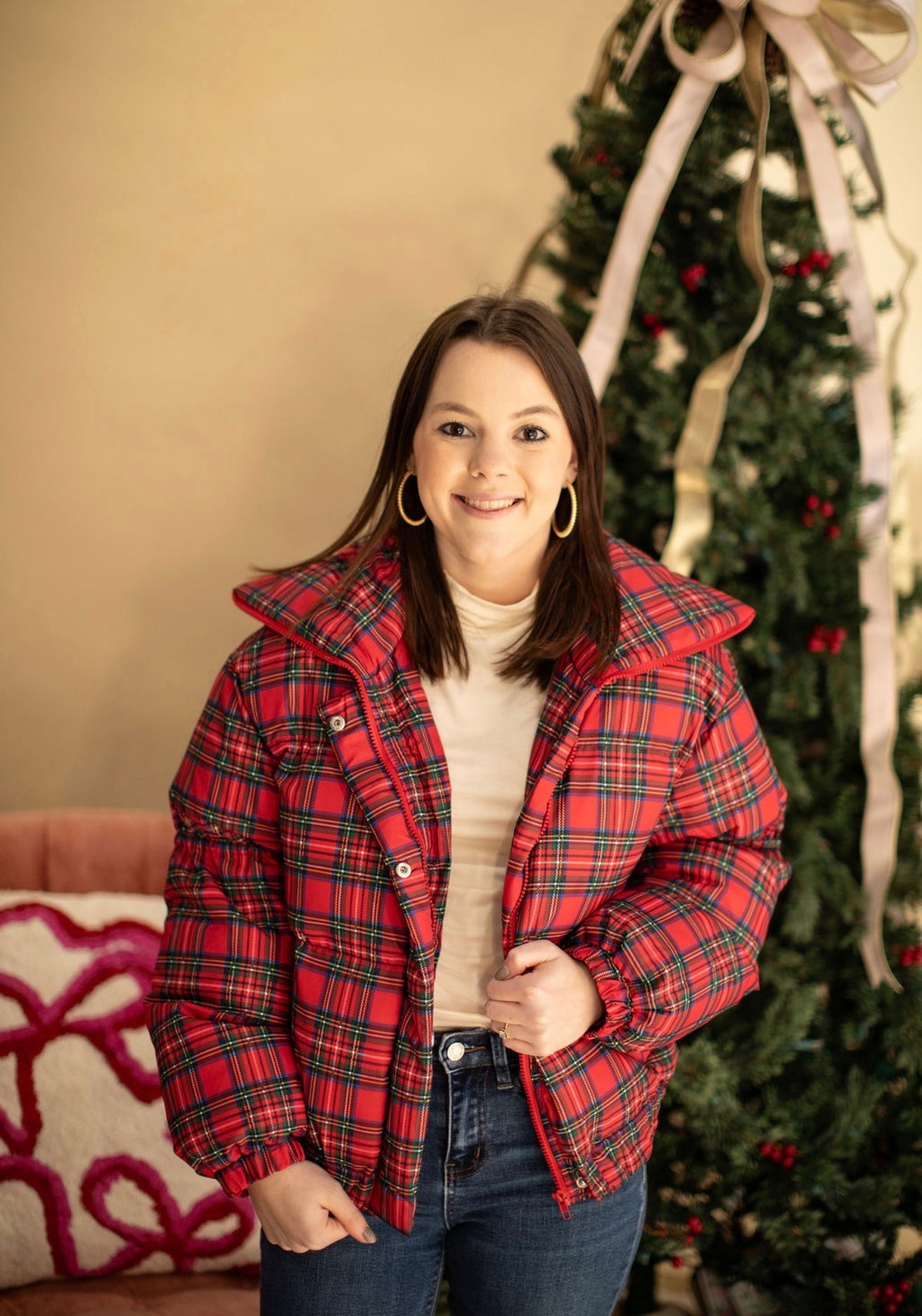 The Plaid Puffer Jacket