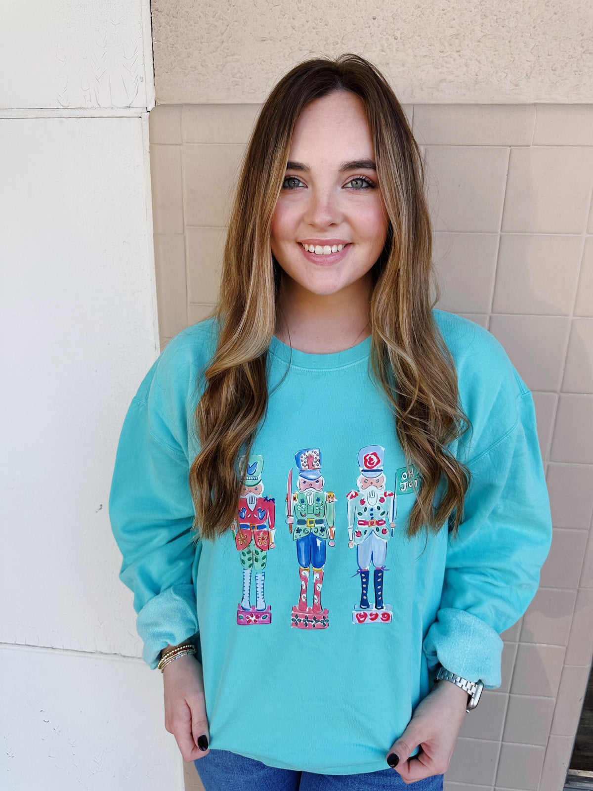 Teal Nutcracker Sweatshirt