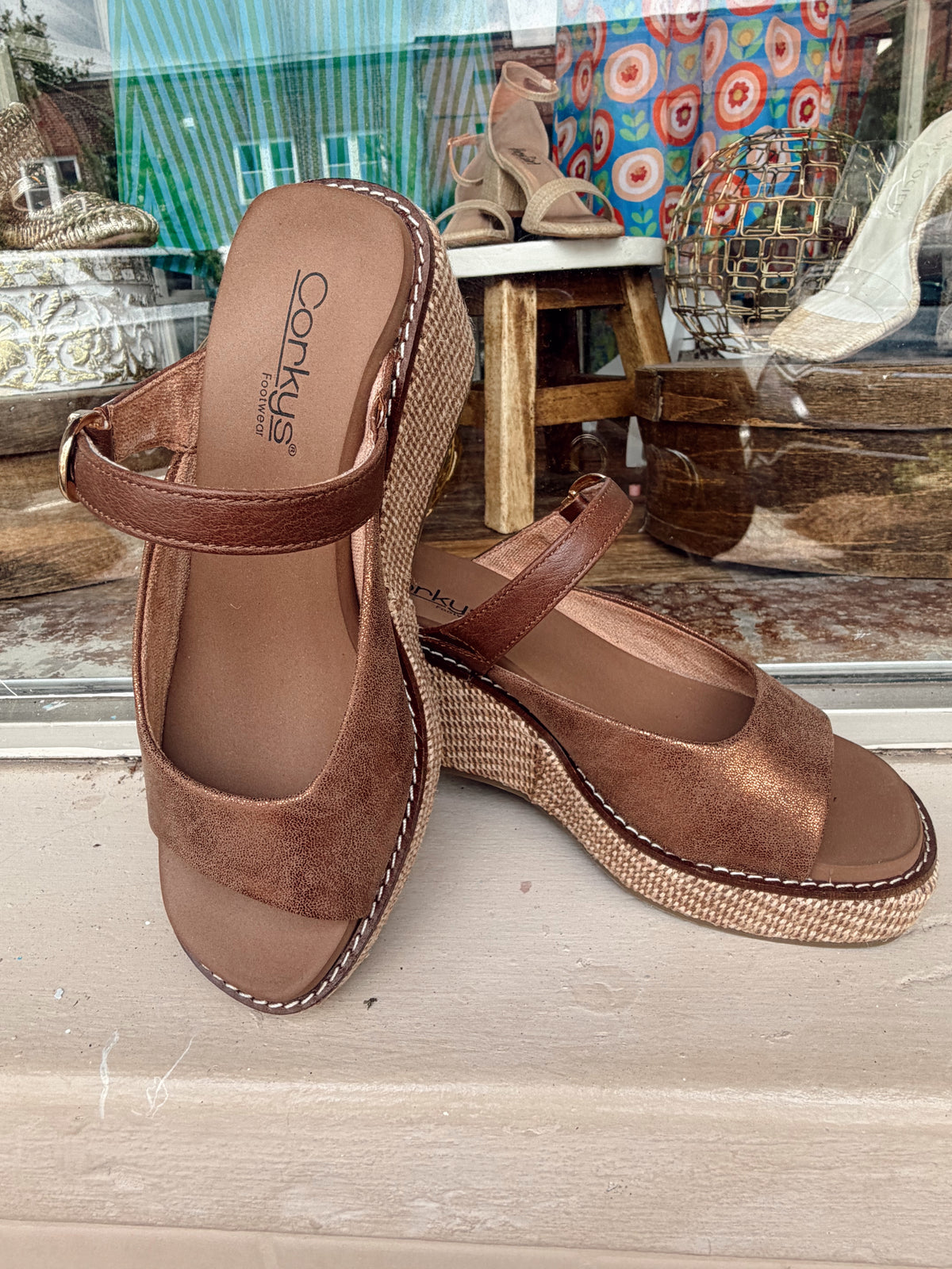 Treat Yourself Shoes in Bronze Combo