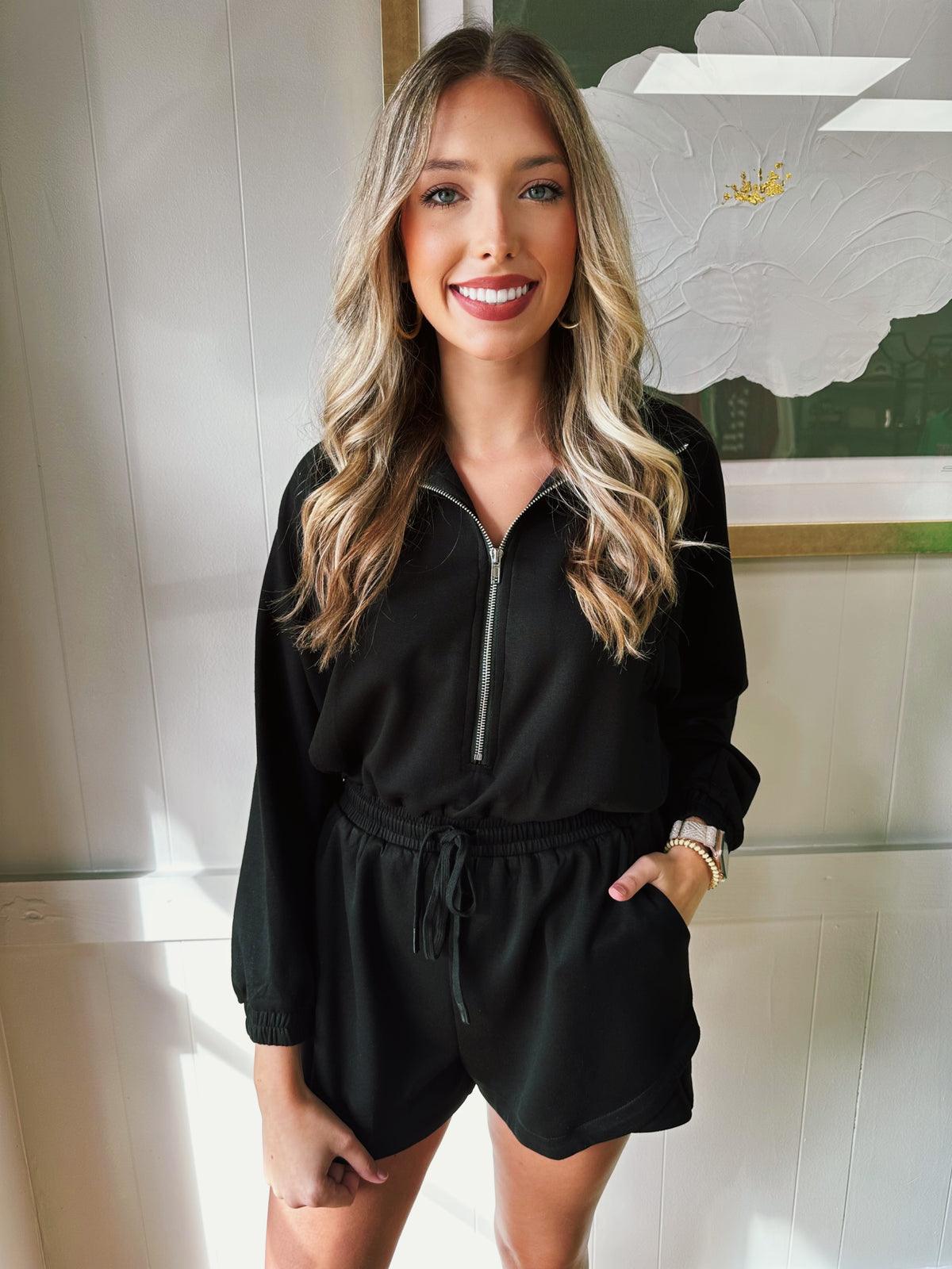 Comfy Romper in Black