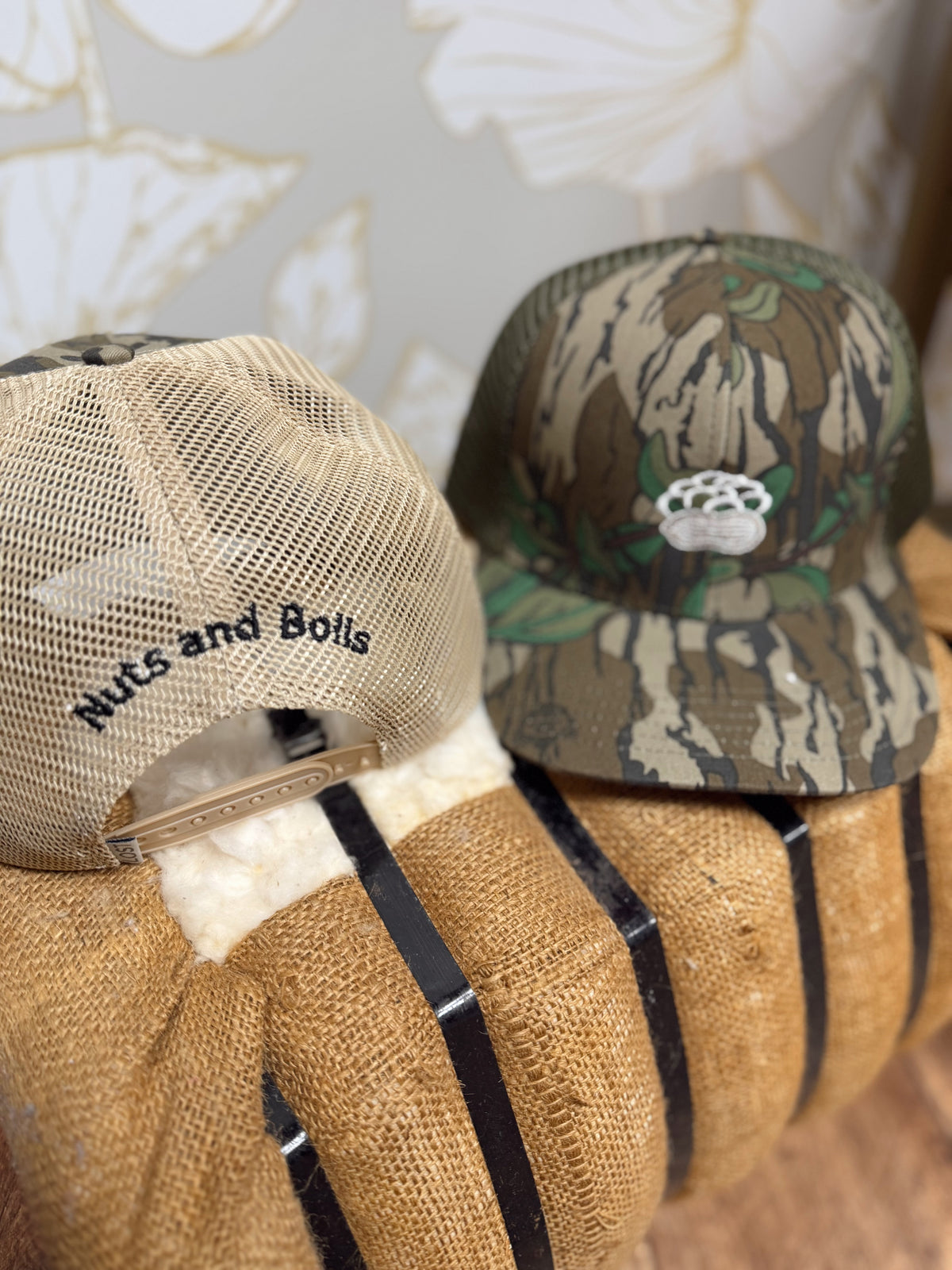 Nuts & Bolls Camo Trucker Hat