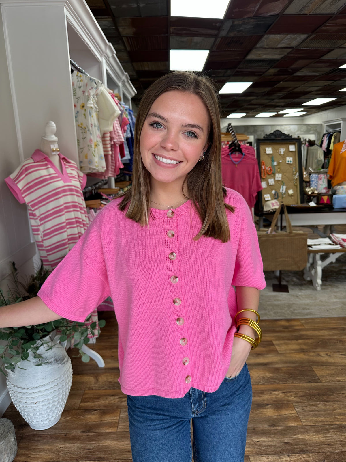 Hibiscus Sweater Top