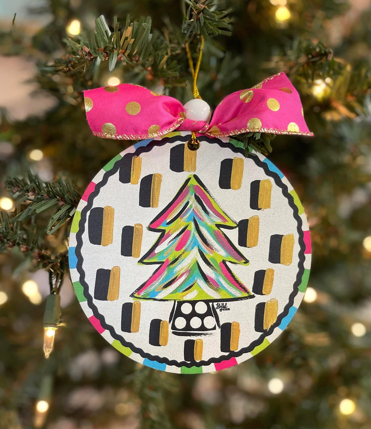 Multi Tree Round Ornament