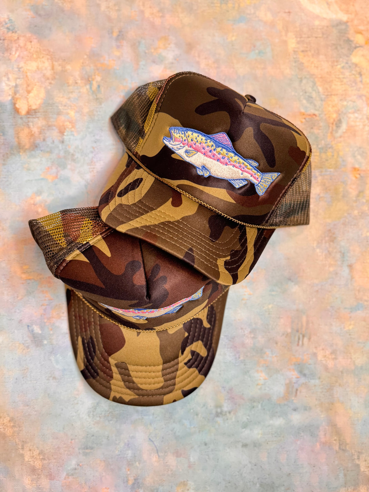Trout Camo Trucker Hat