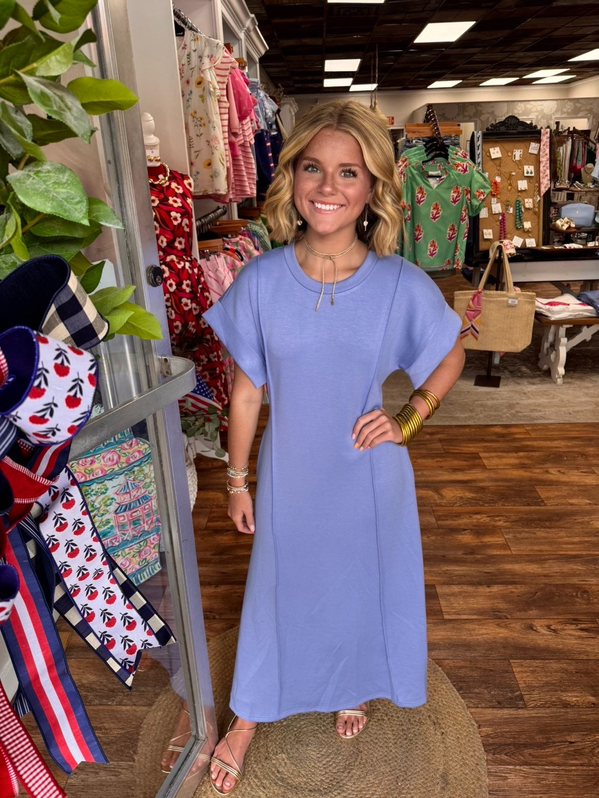 The Scuba Midi Dress