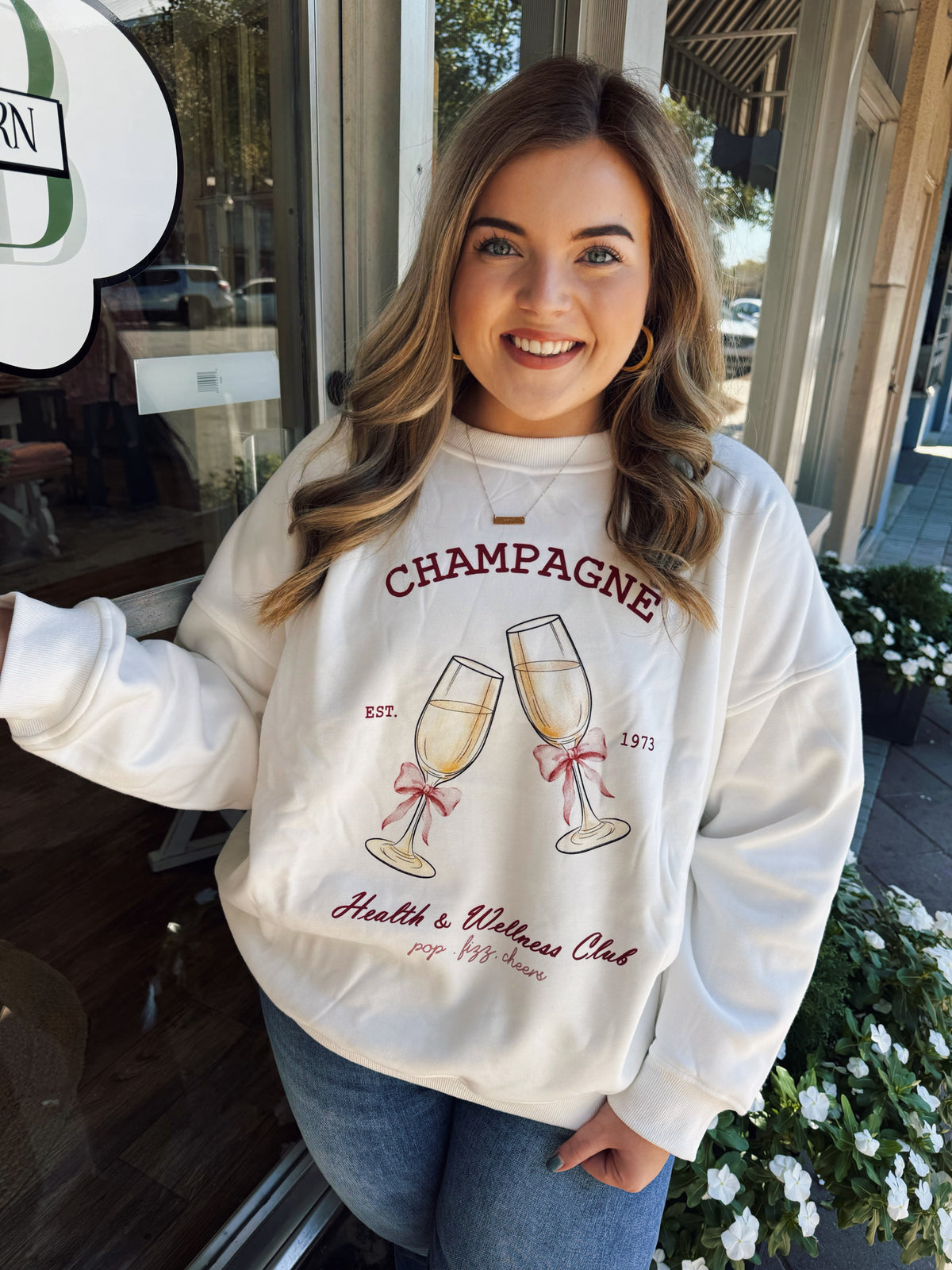 Champagne Health and Wellness Sweatshirt