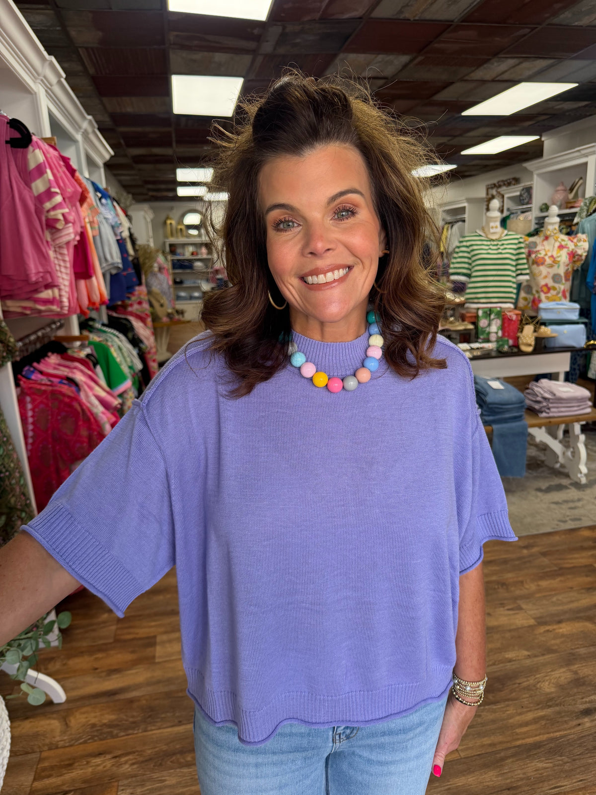 The Pastel Lavender Top