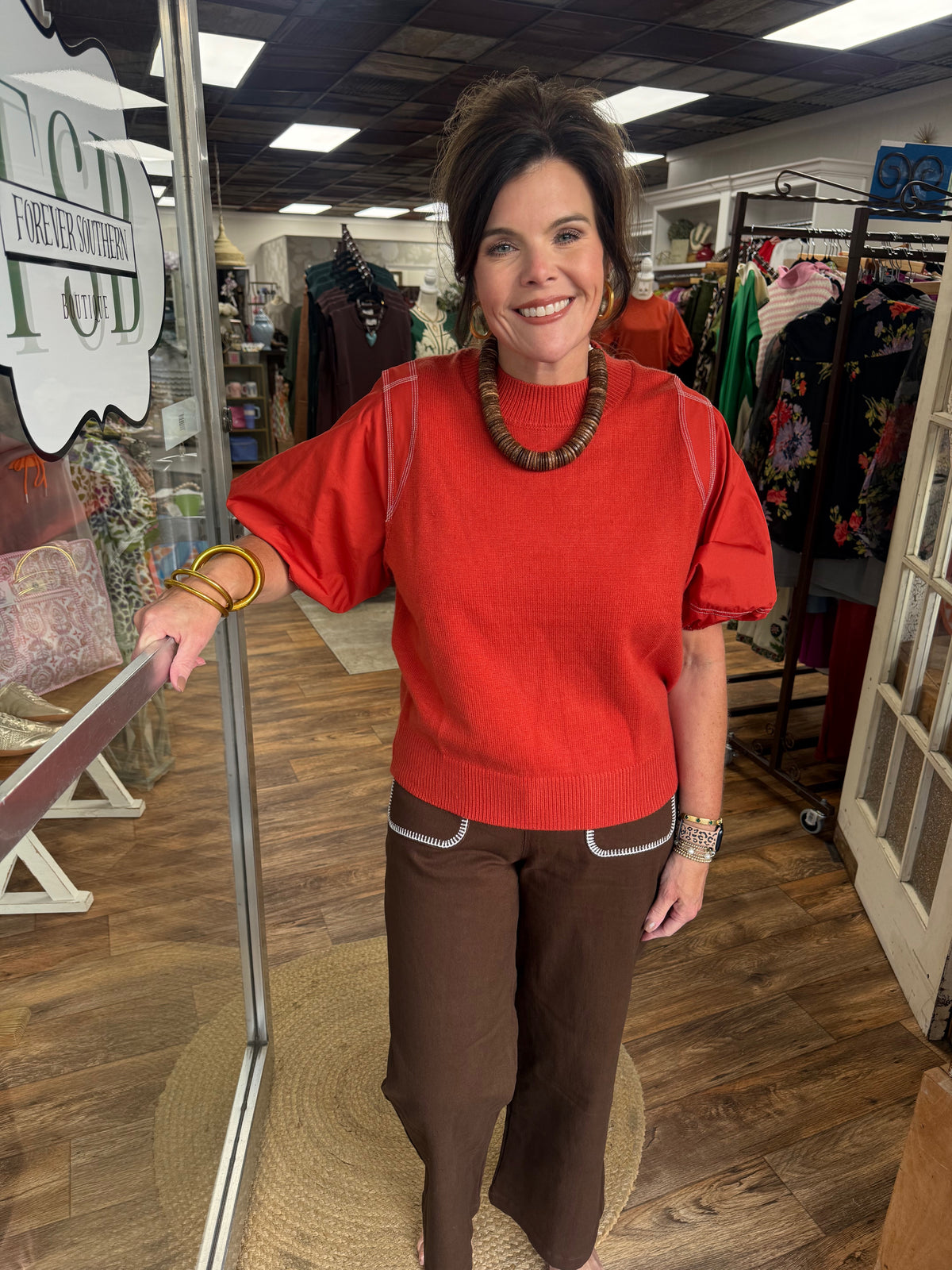 Basic Rust Sweater