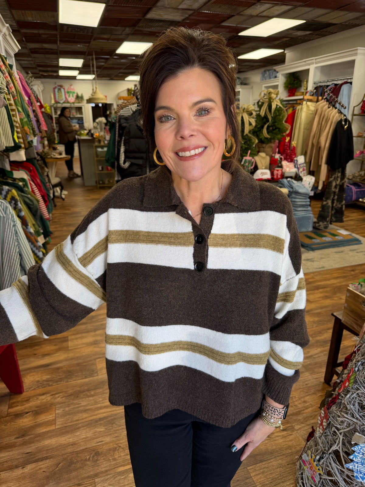 The Brown Ivory Sweater