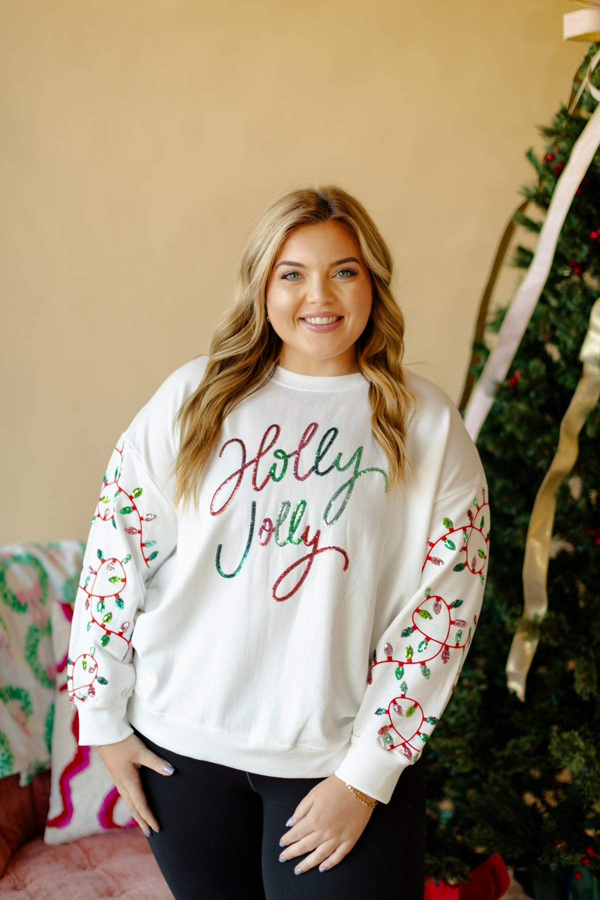 Sarah Holly Jolly Lights Sweatshirt
