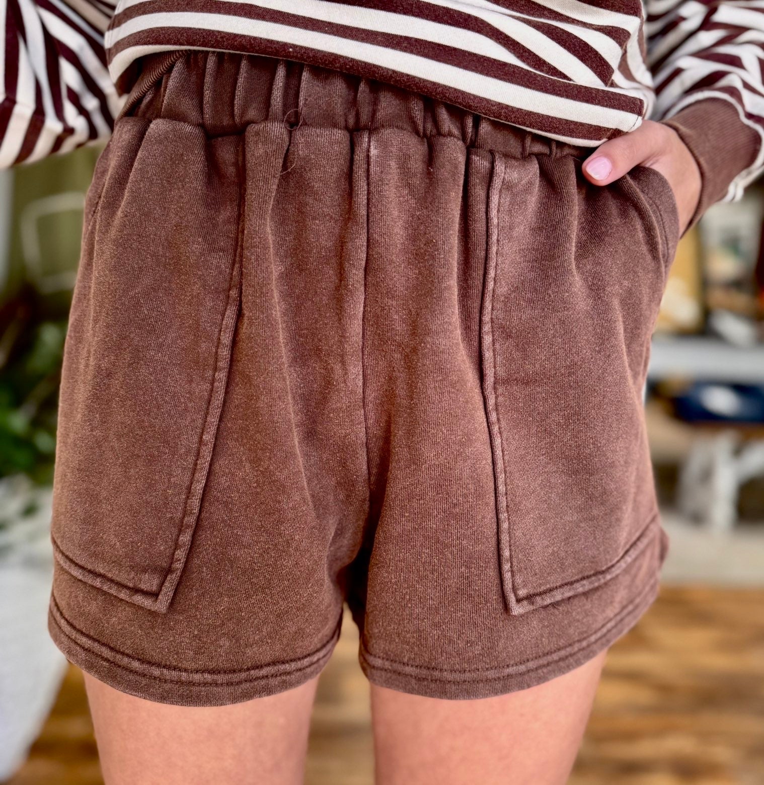 The Comfy Brown Shorts – Forever Southern Boutique