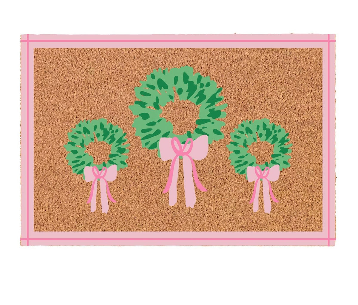Door Mat Rosy Wreaths