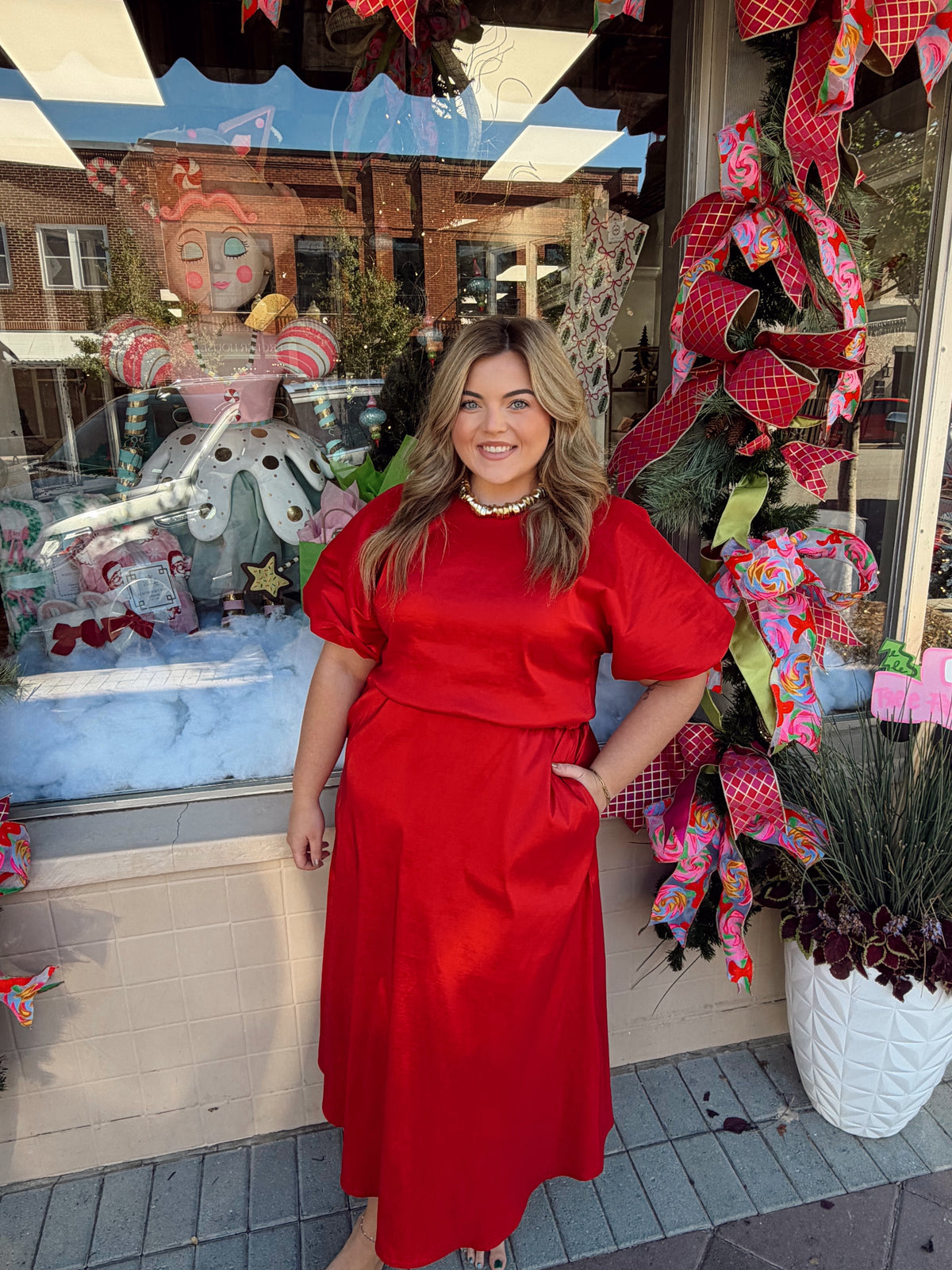 The Fancy Christmas Skirt Set