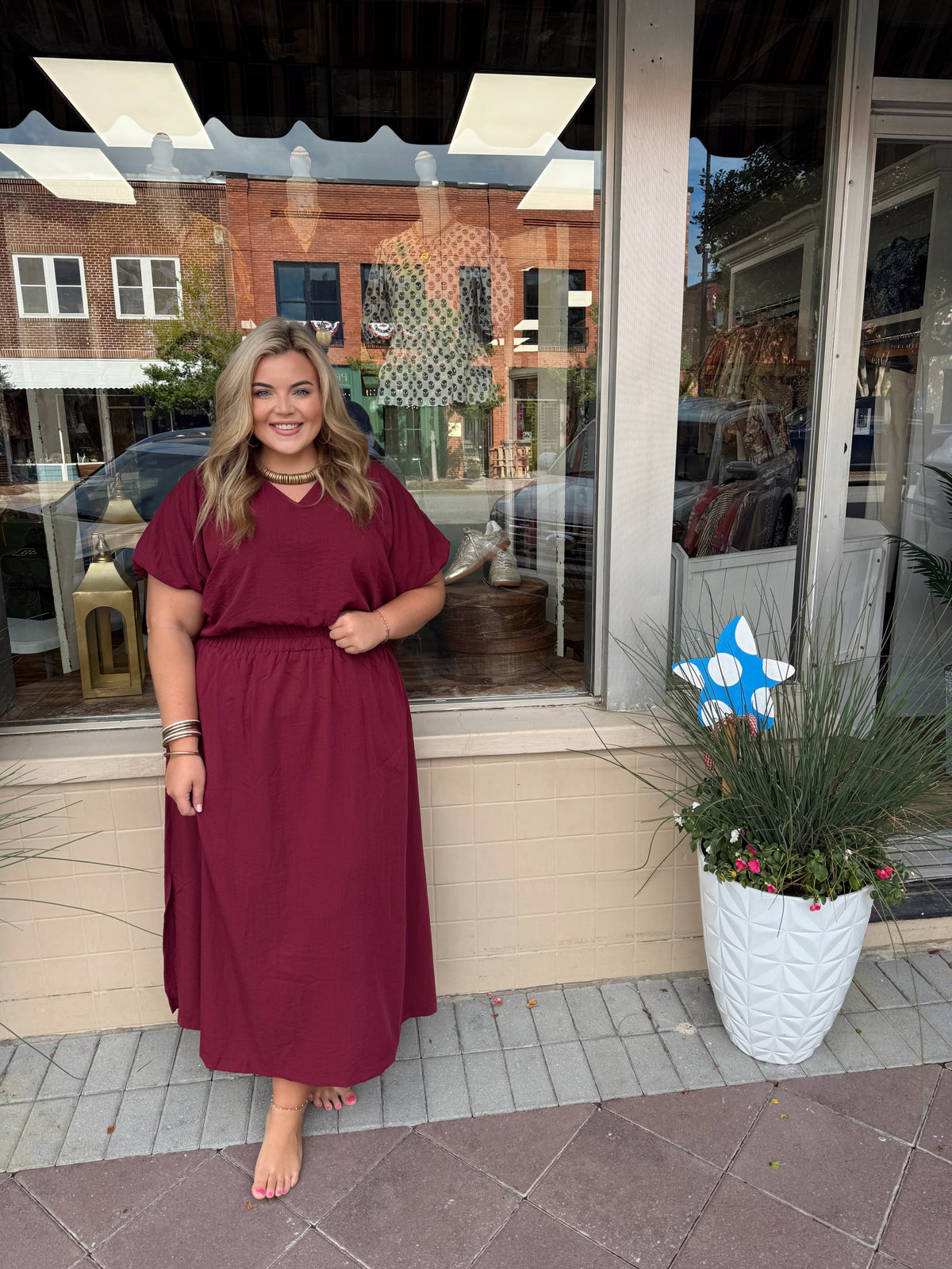 The Wine Skirt Set