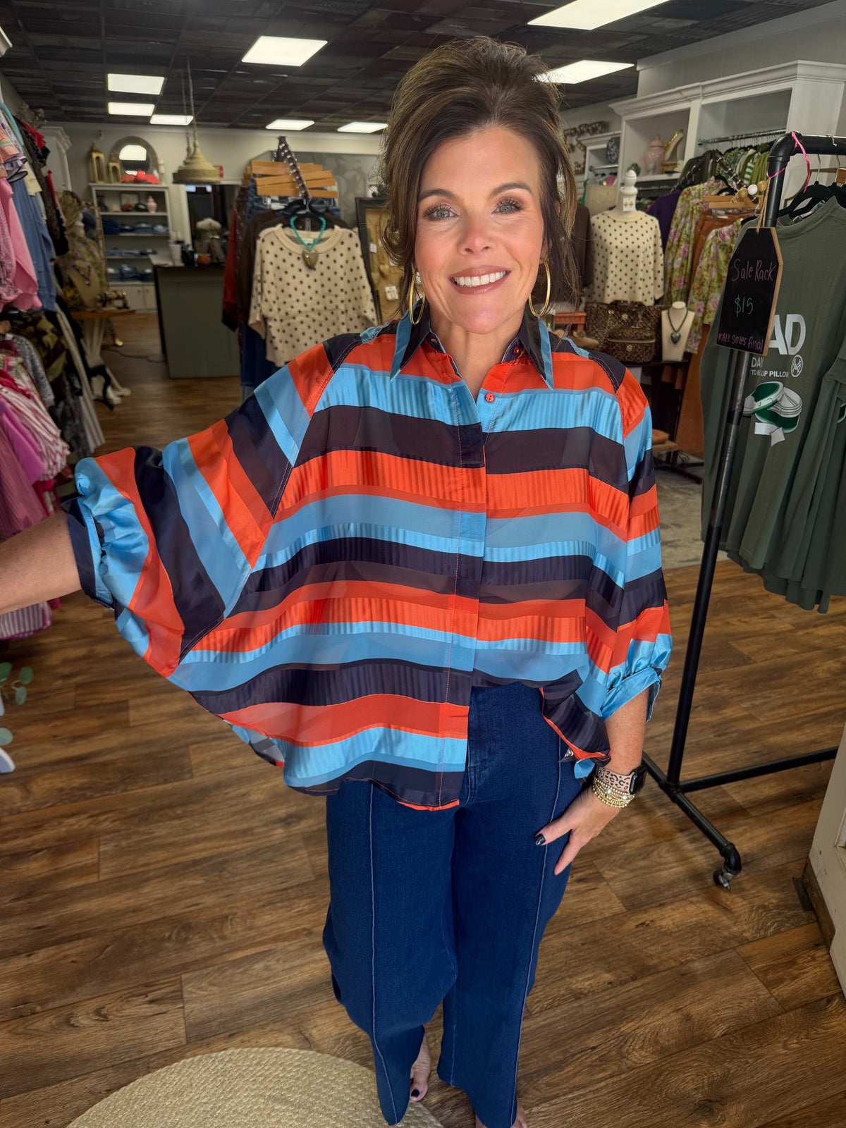Rustic Stripe Top