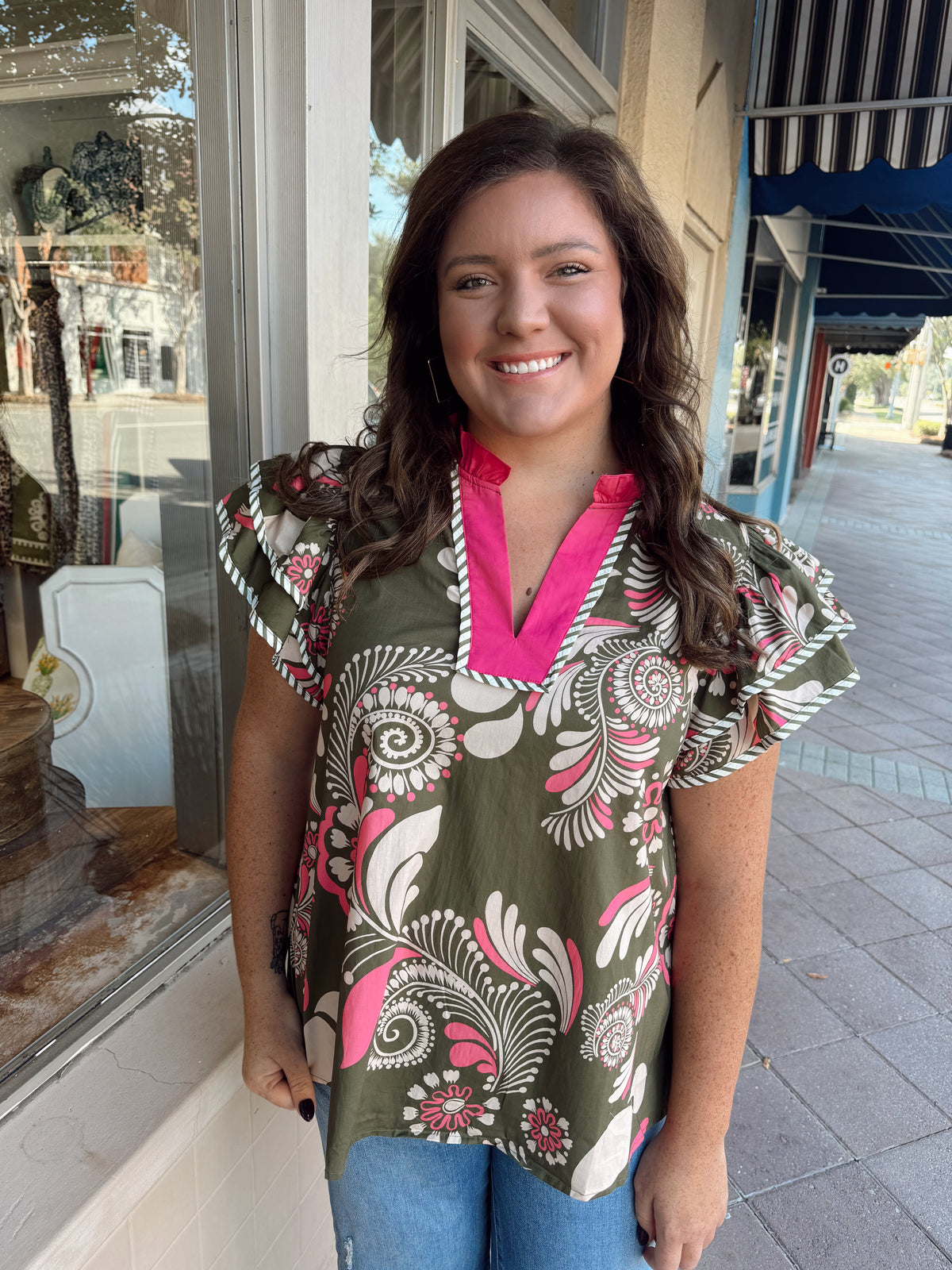 Boho Bloom Top