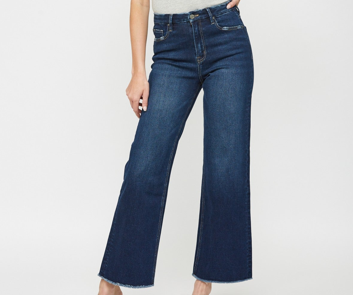 Super High Rise Wide Leg Jeans in Ultramarine