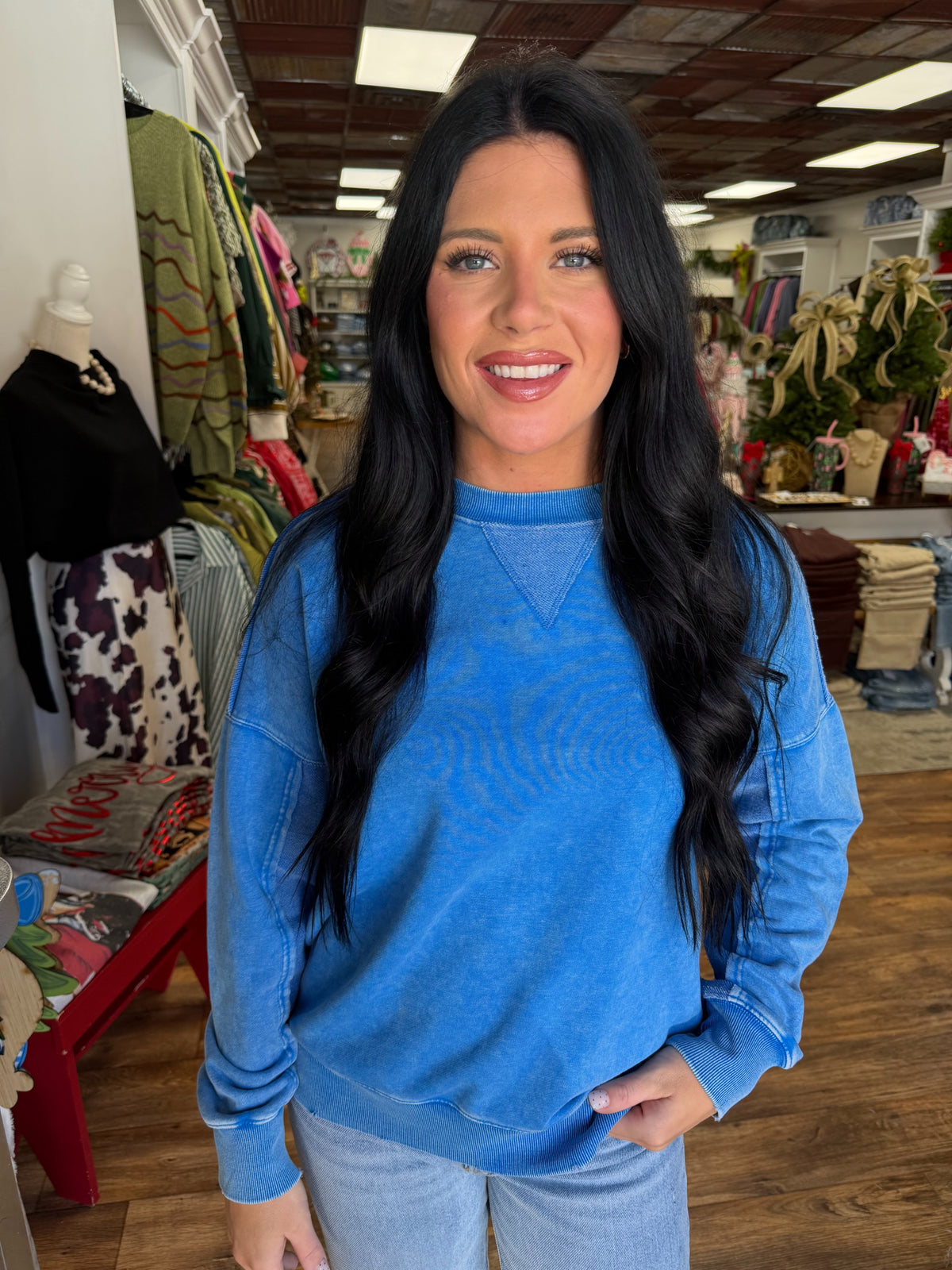 The Basic Blue Pullover