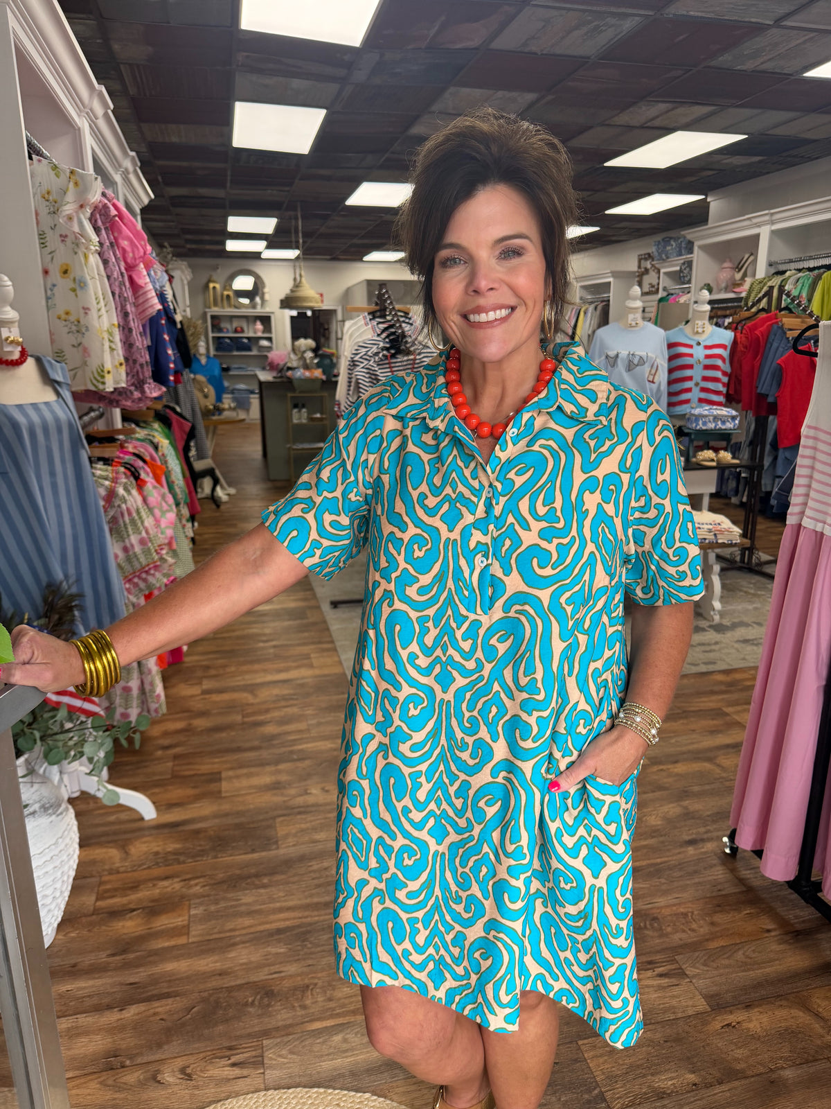 The Turquoise Pattern Mini