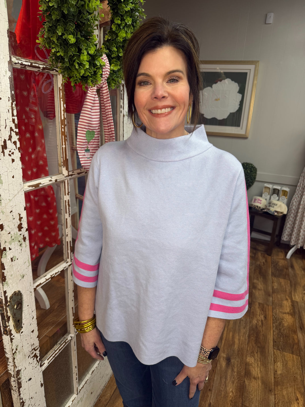 The Amy Scalloped Sweater