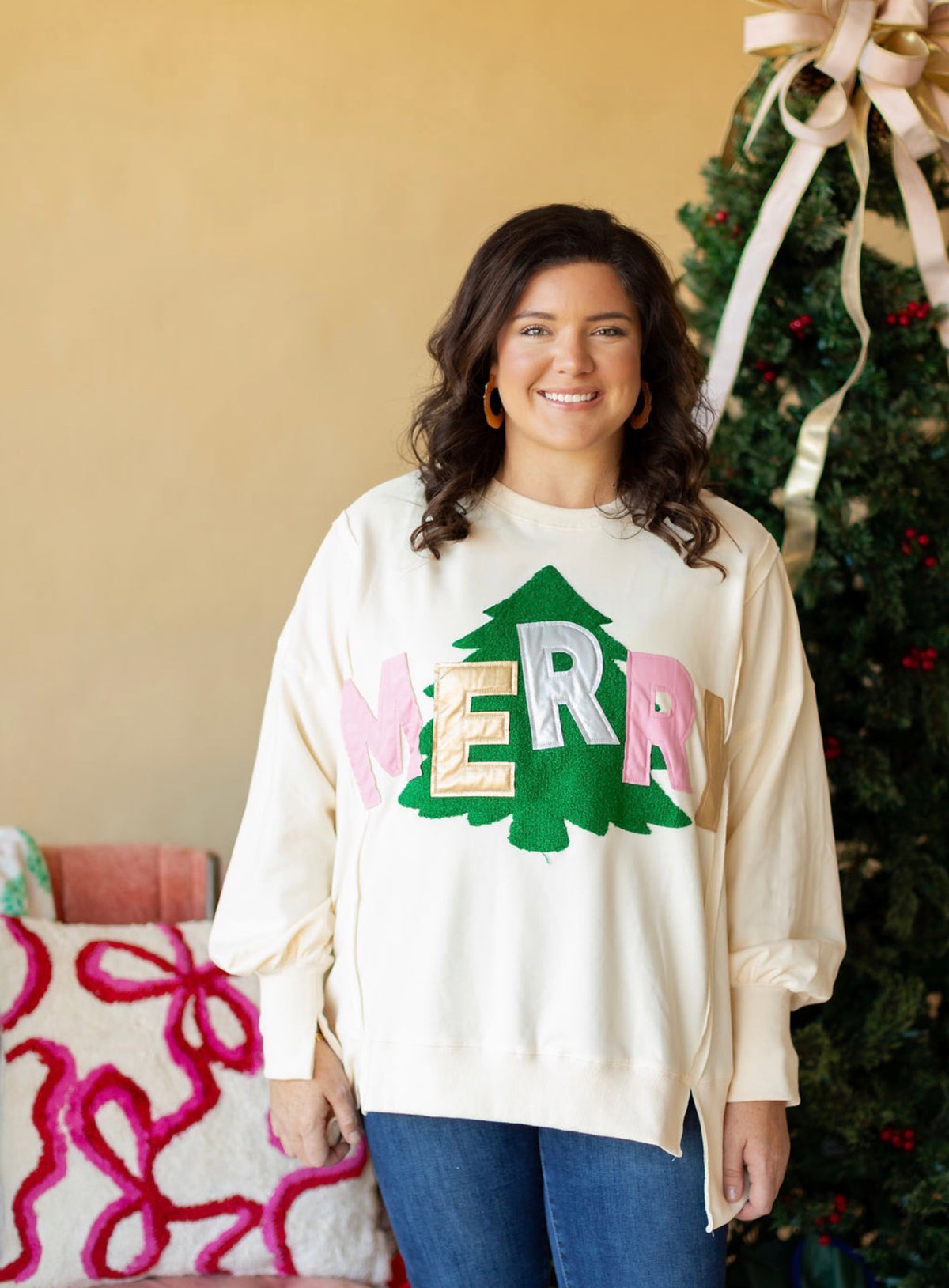 Metallic Merry Sweatshirt