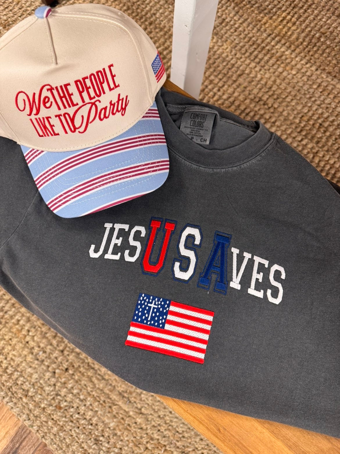 Jesus Saves USA Tee