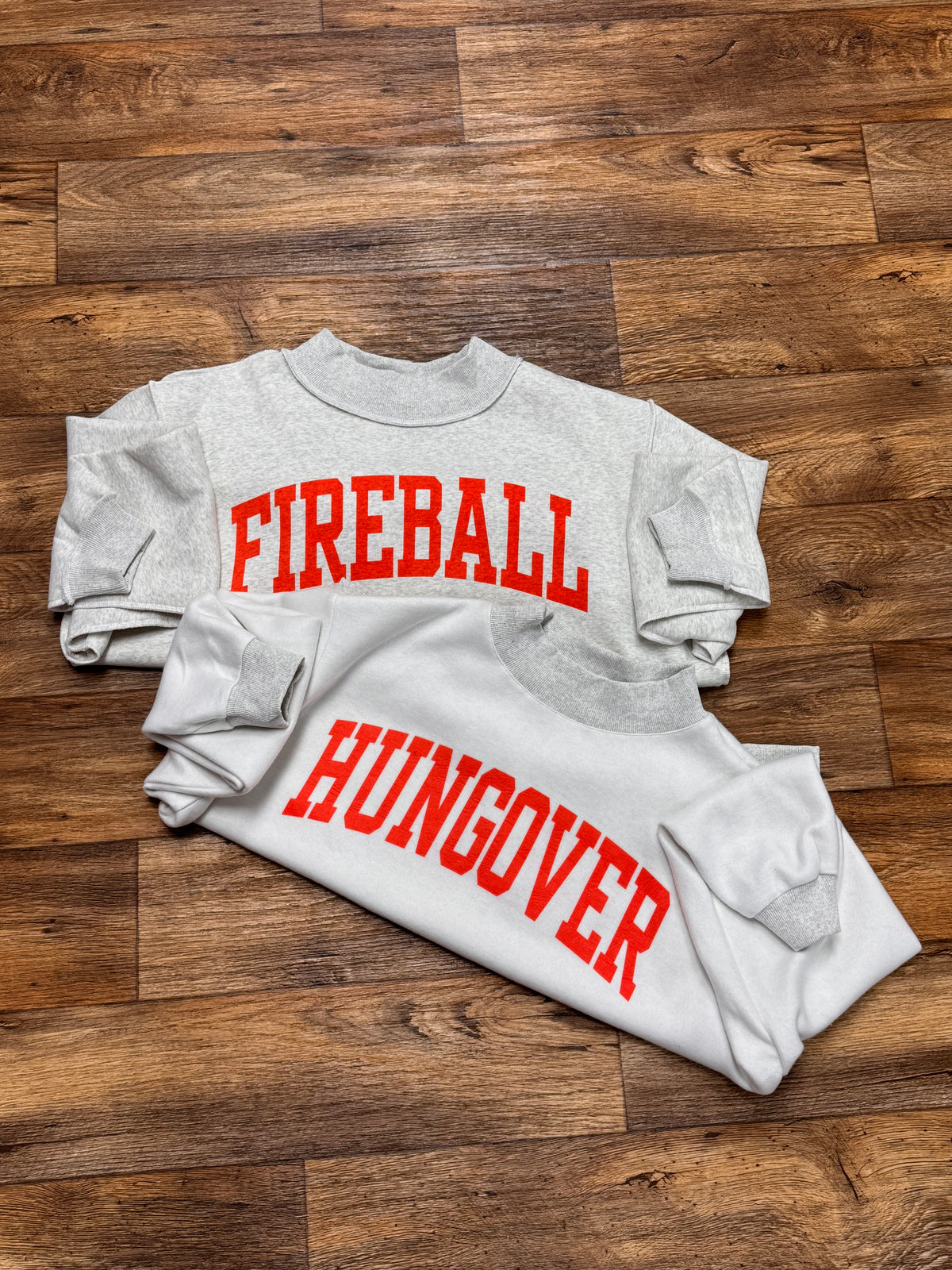 Fireball/Hungover Reversible Mock Neck Sweatshirt