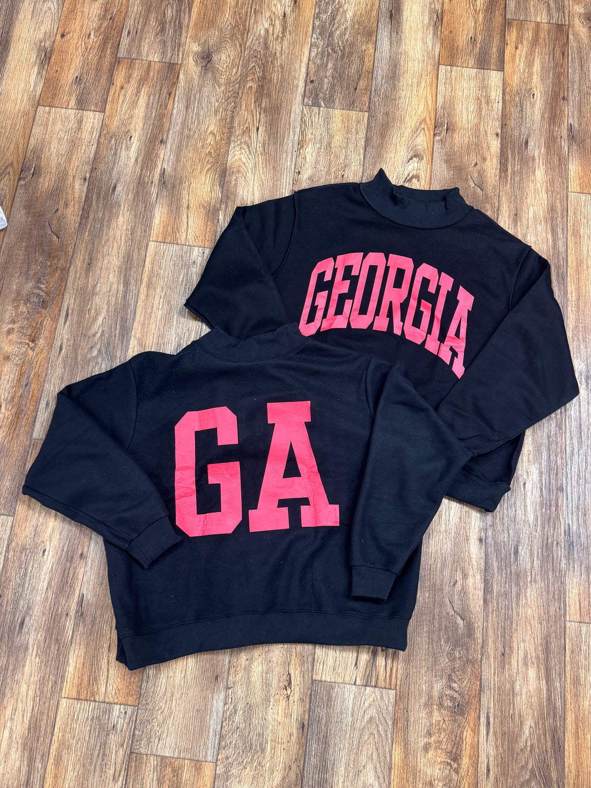 Reversible GA Sweatshirt in Black